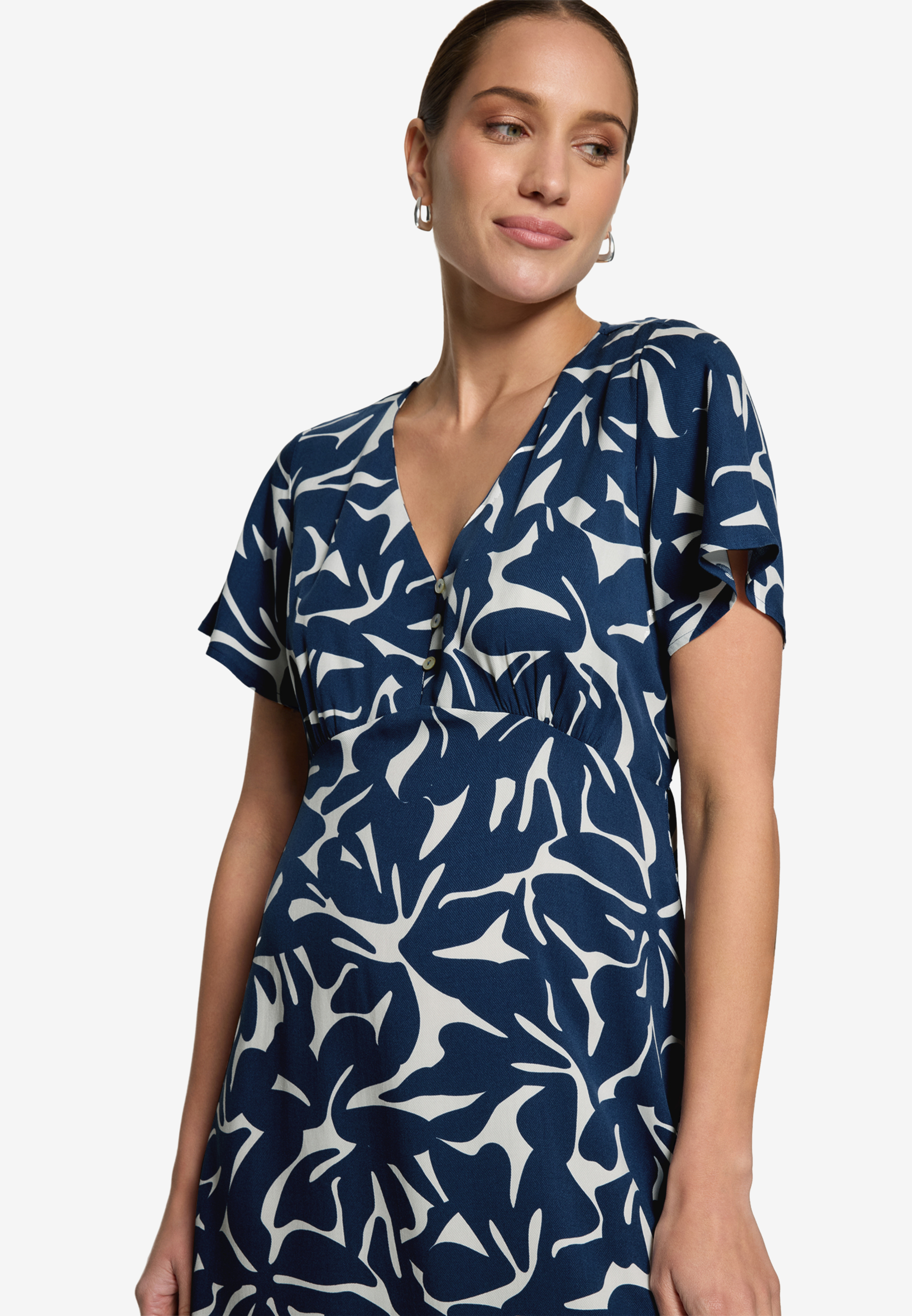 Minikleid  mit Blumenmuster