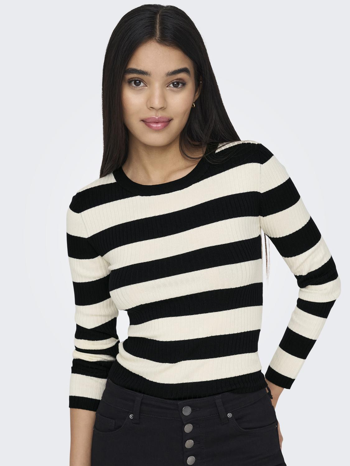 JDYPLUM L/S O-NECK PULLOVER KNT NOOS