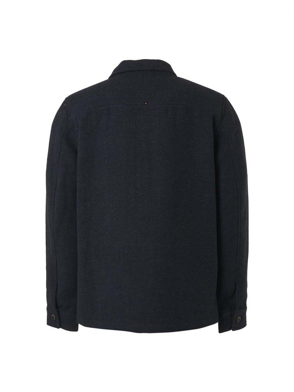 Overshirt Zipper Closure With Wool