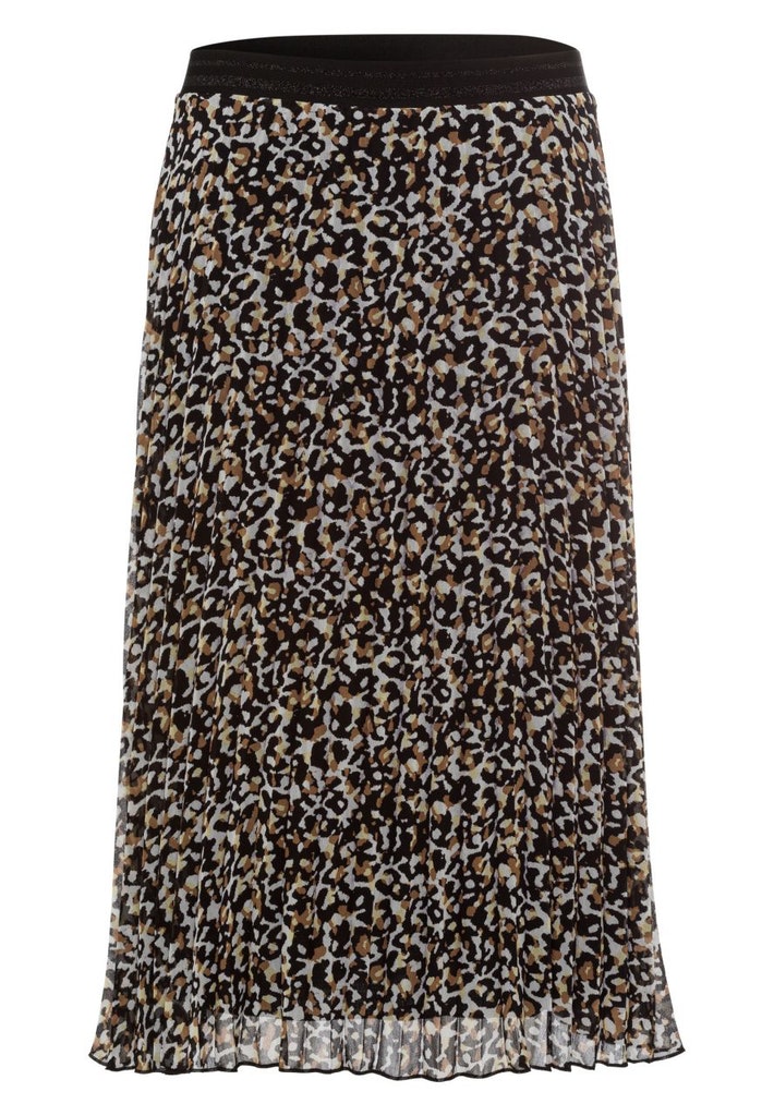 Midirock mit Leoprint
