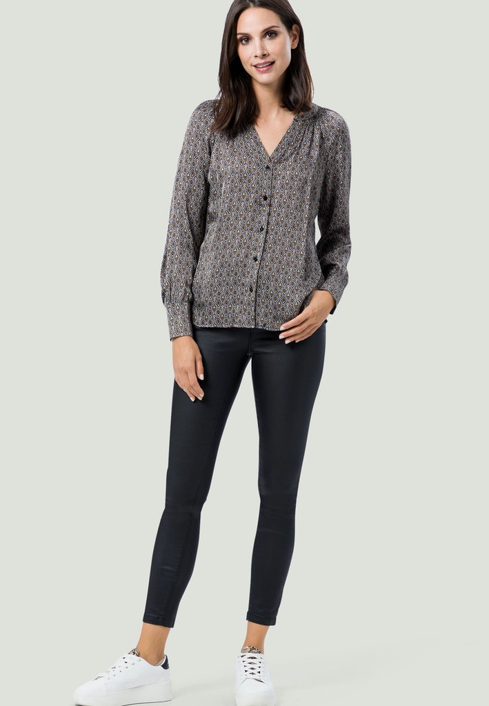 Bluse mit Druck