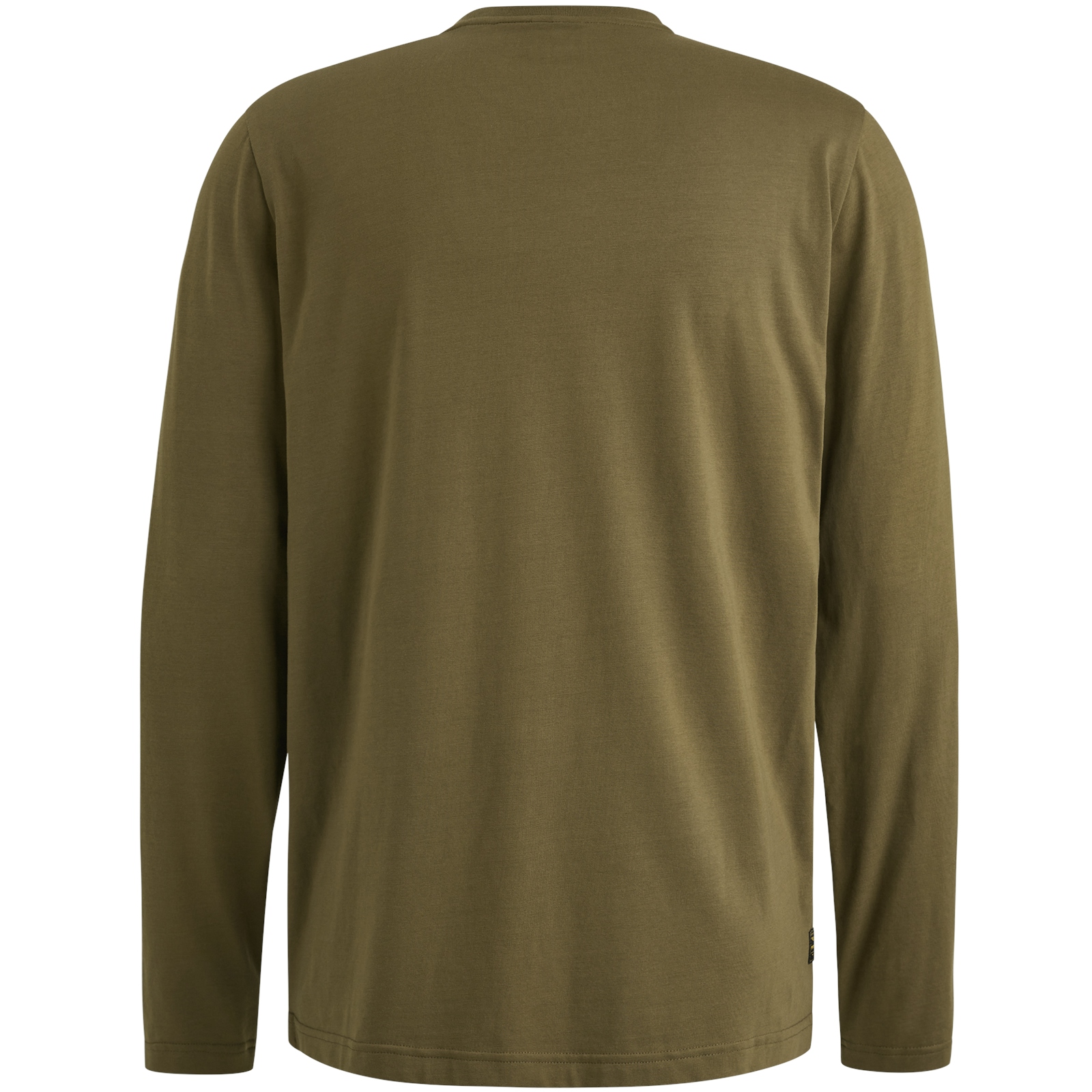 Long sleeve r-neck cotton elastan jersey