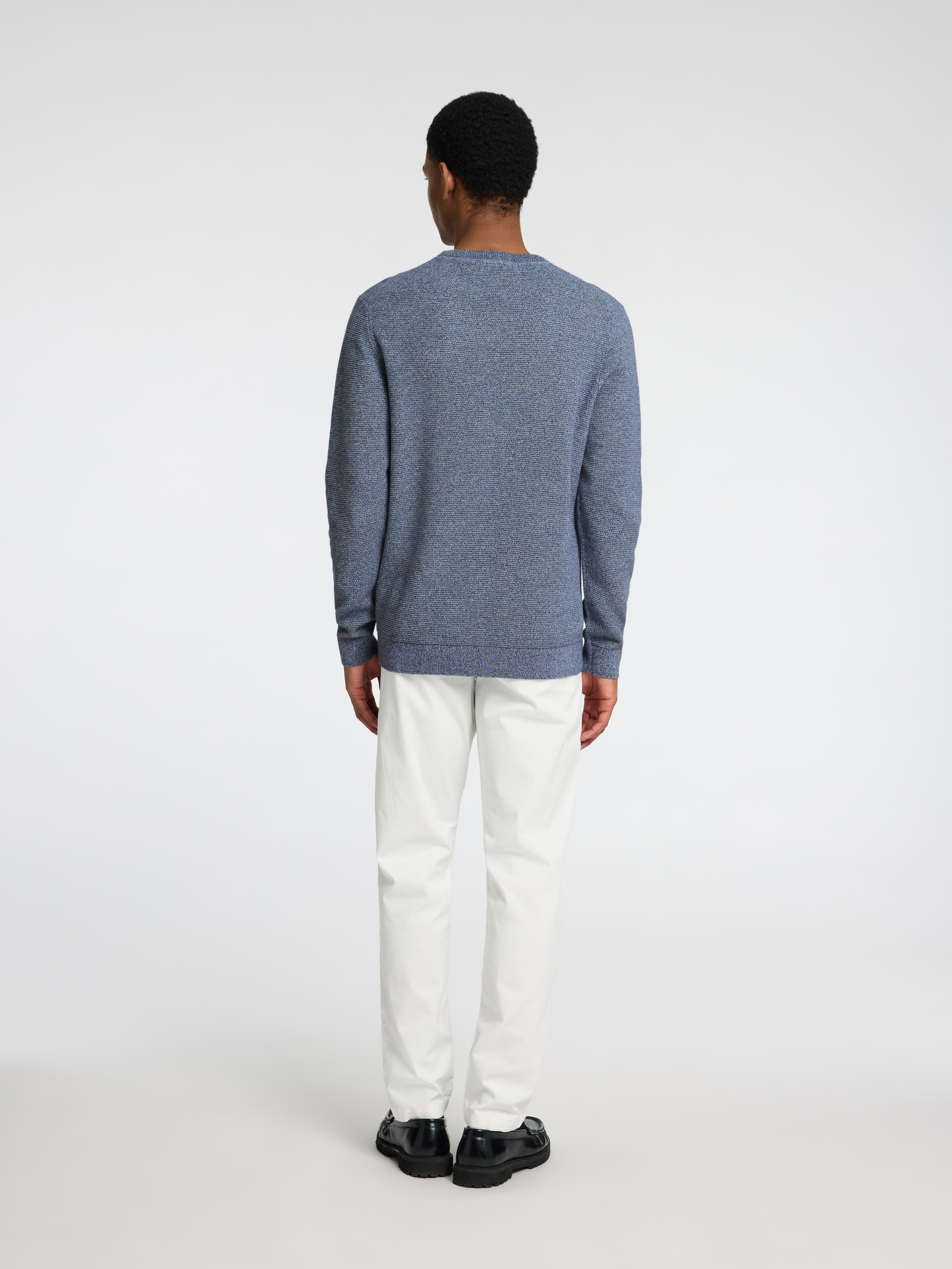 SLHROSS LS KNIT STRUCTURE CREW NECK NOOS SLHROSS LS KNIT STRUCTURE CREW NECK NOOS