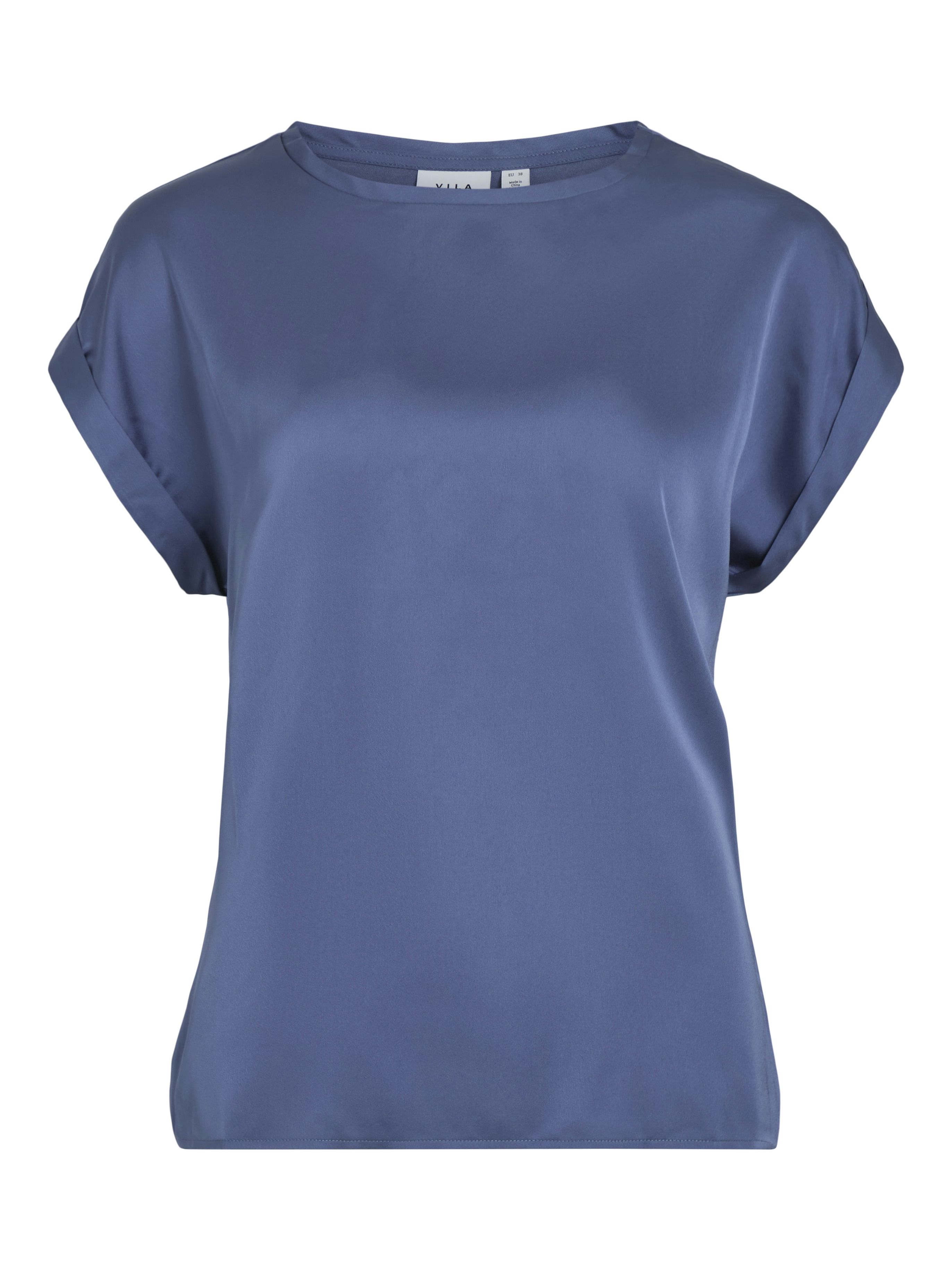 VIELLETTE S/S SATIN TOP - NOOS
