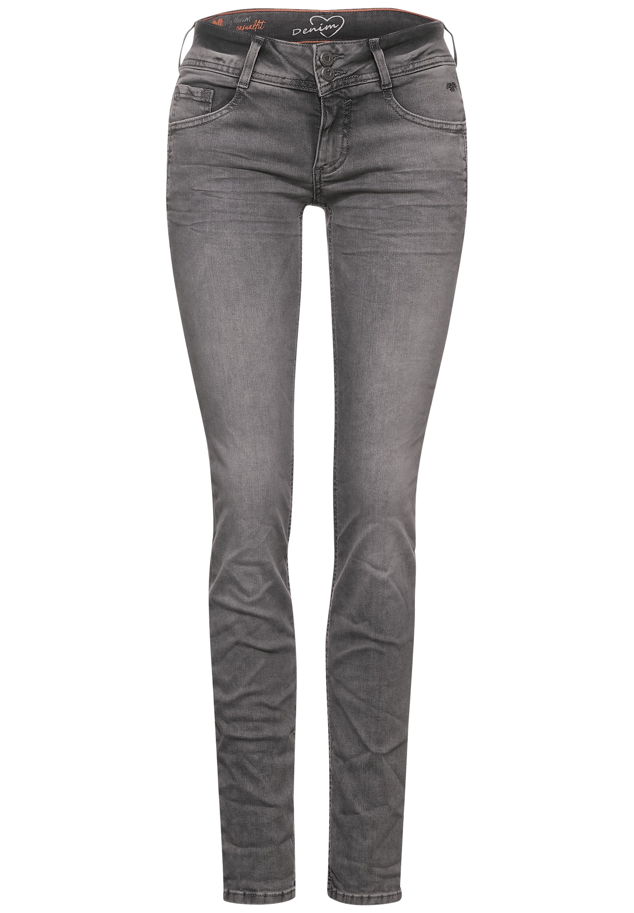 Graue Casual Fit Denim