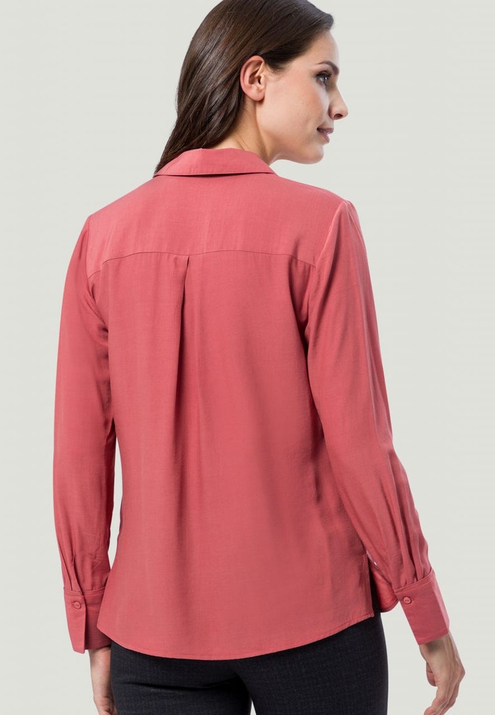 Bluse mit V-Ausschnitt