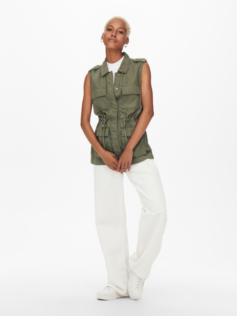 ONLKENYA LIFE UTILITY WAISTCOAT OTW 209492 Kalamata XS 5715307173771