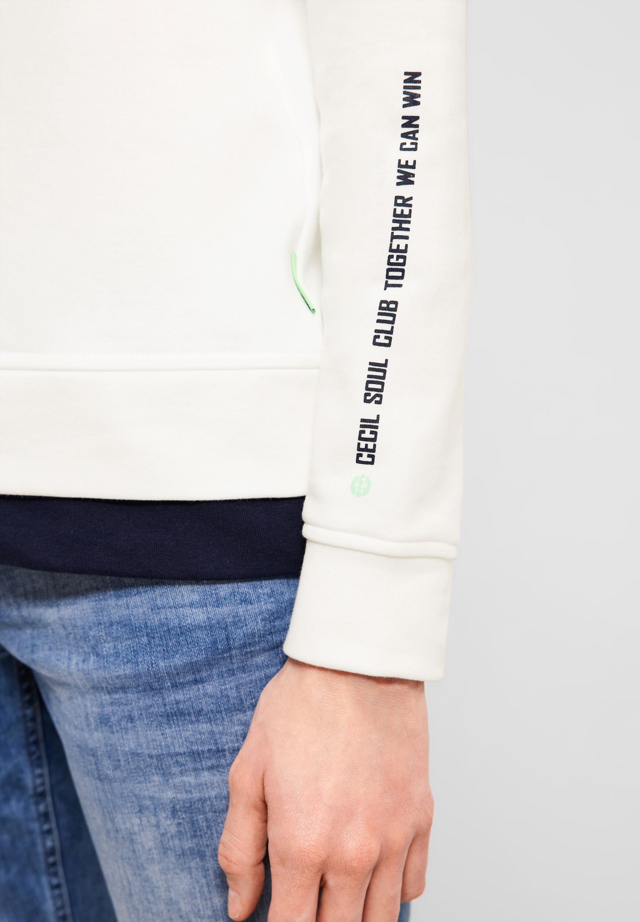 Sweatshirt mit Wording