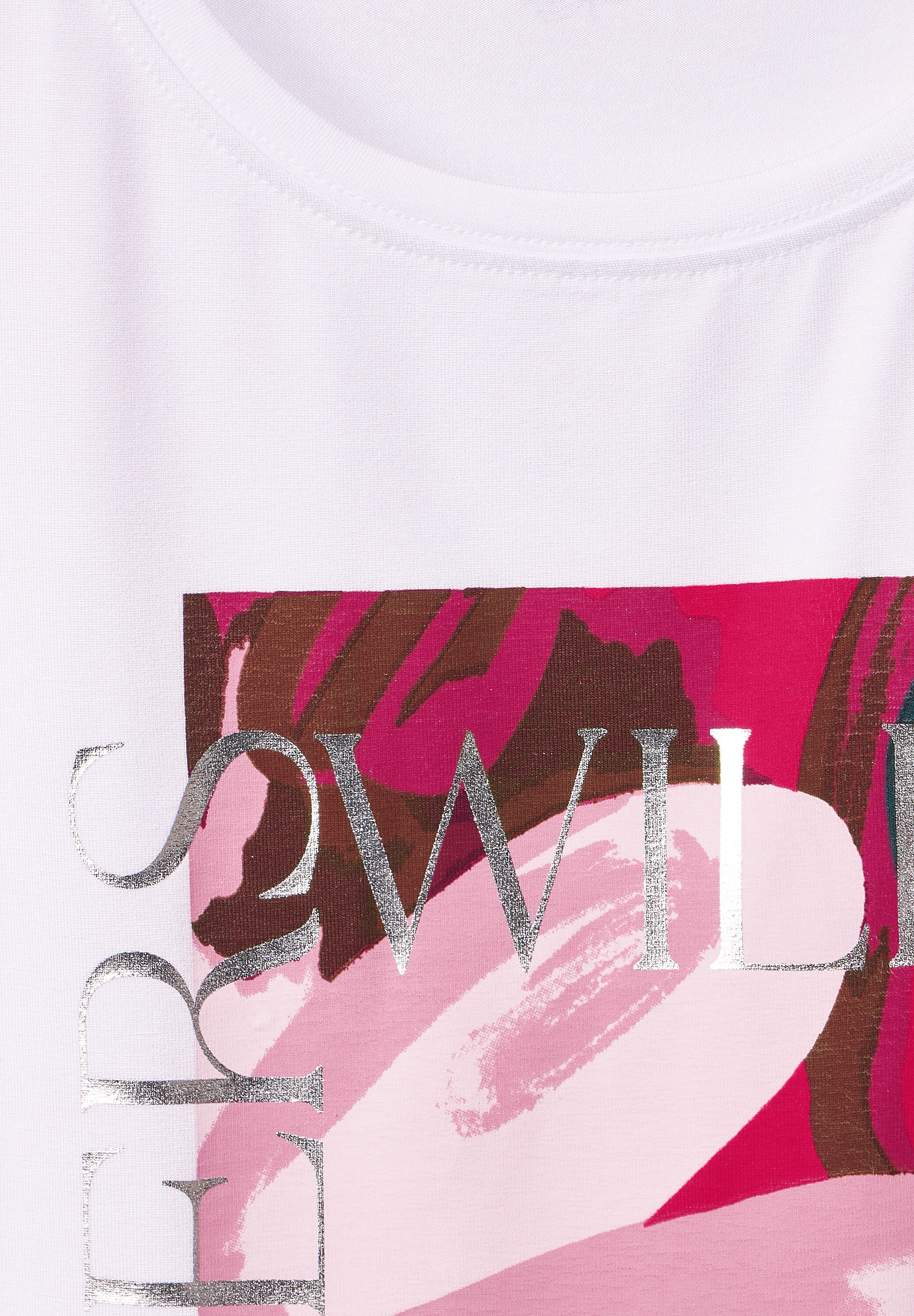 T-Shirt mit Partprint