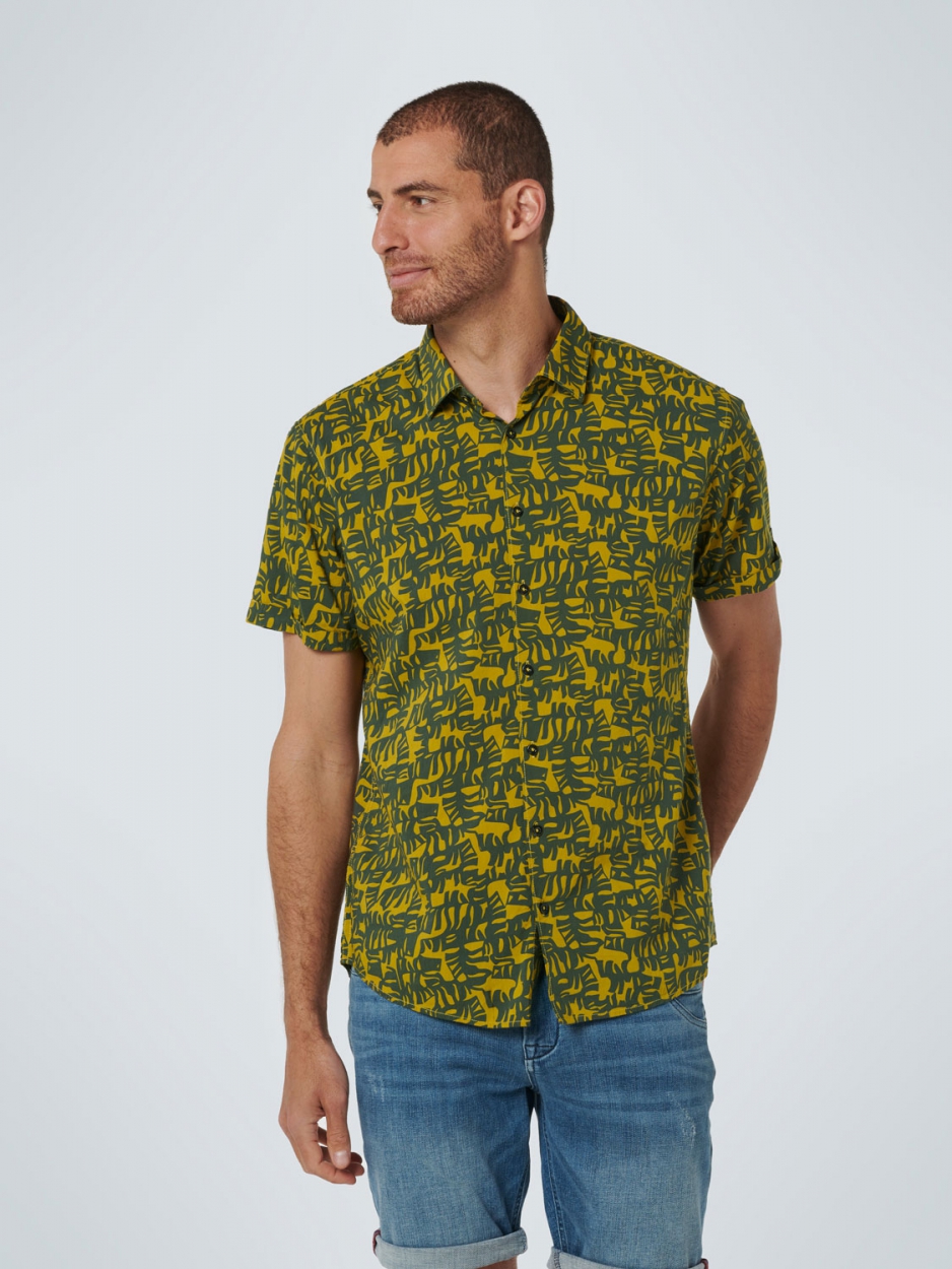 Shirt Short Sleeve Allover Printed