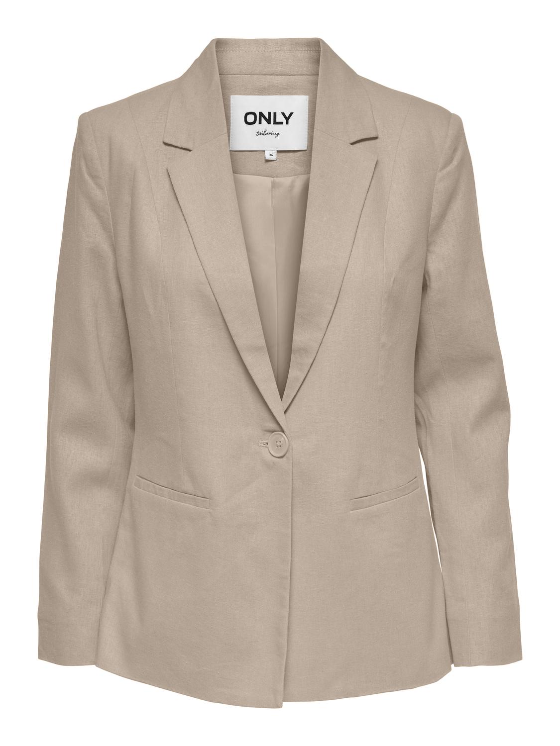 ONLOLA-CARO L/S LINEN BL BLAZER CC TLR