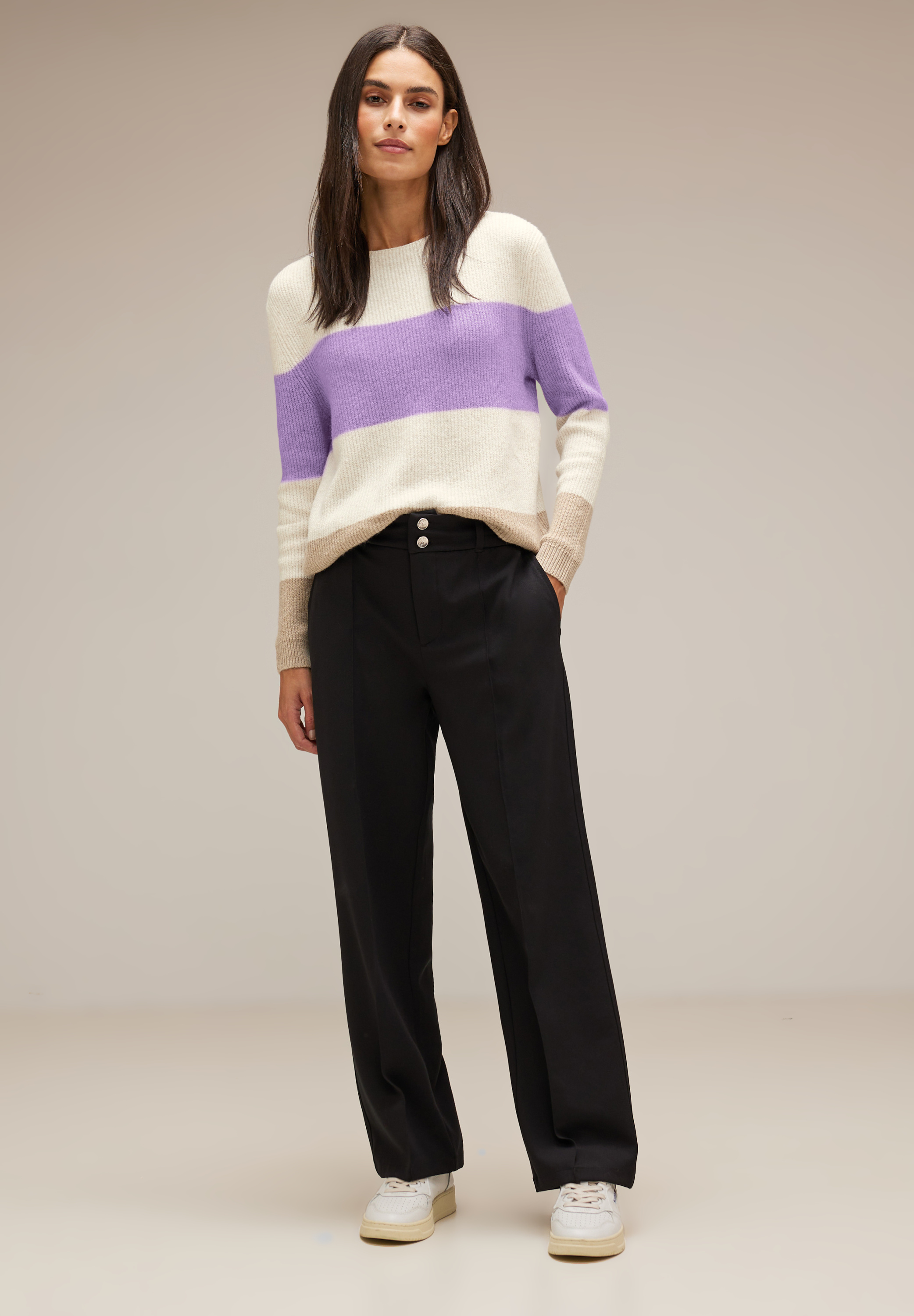 Blockstreifen Pullover