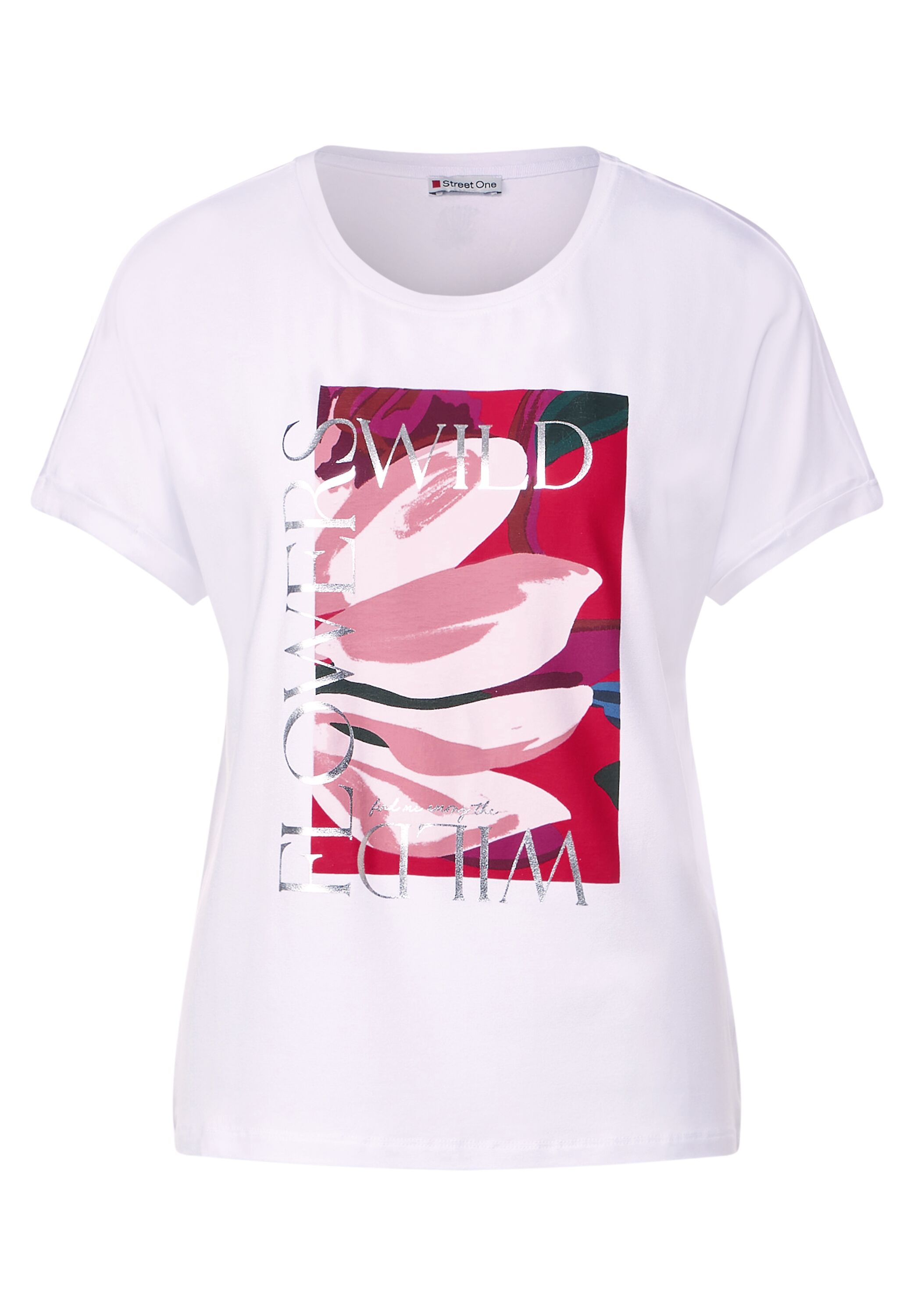T-Shirt mit Partprint