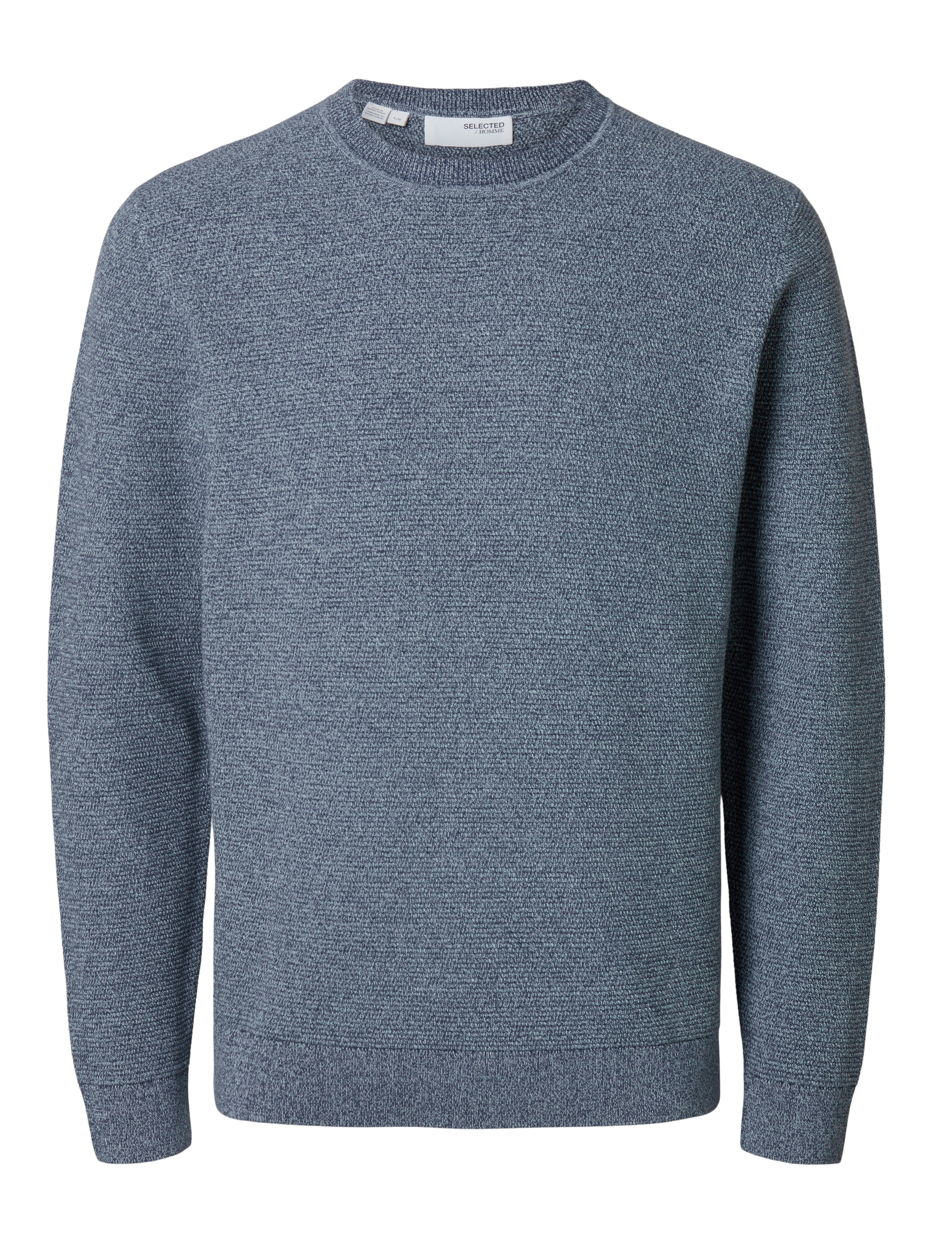 SLHROSS LS KNIT STRUCTURE CREW NECK NOOS SLHROSS LS KNIT STRUCTURE CREW NECK NOOS