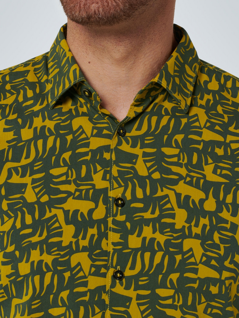 Shirt Short Sleeve Allover Printed