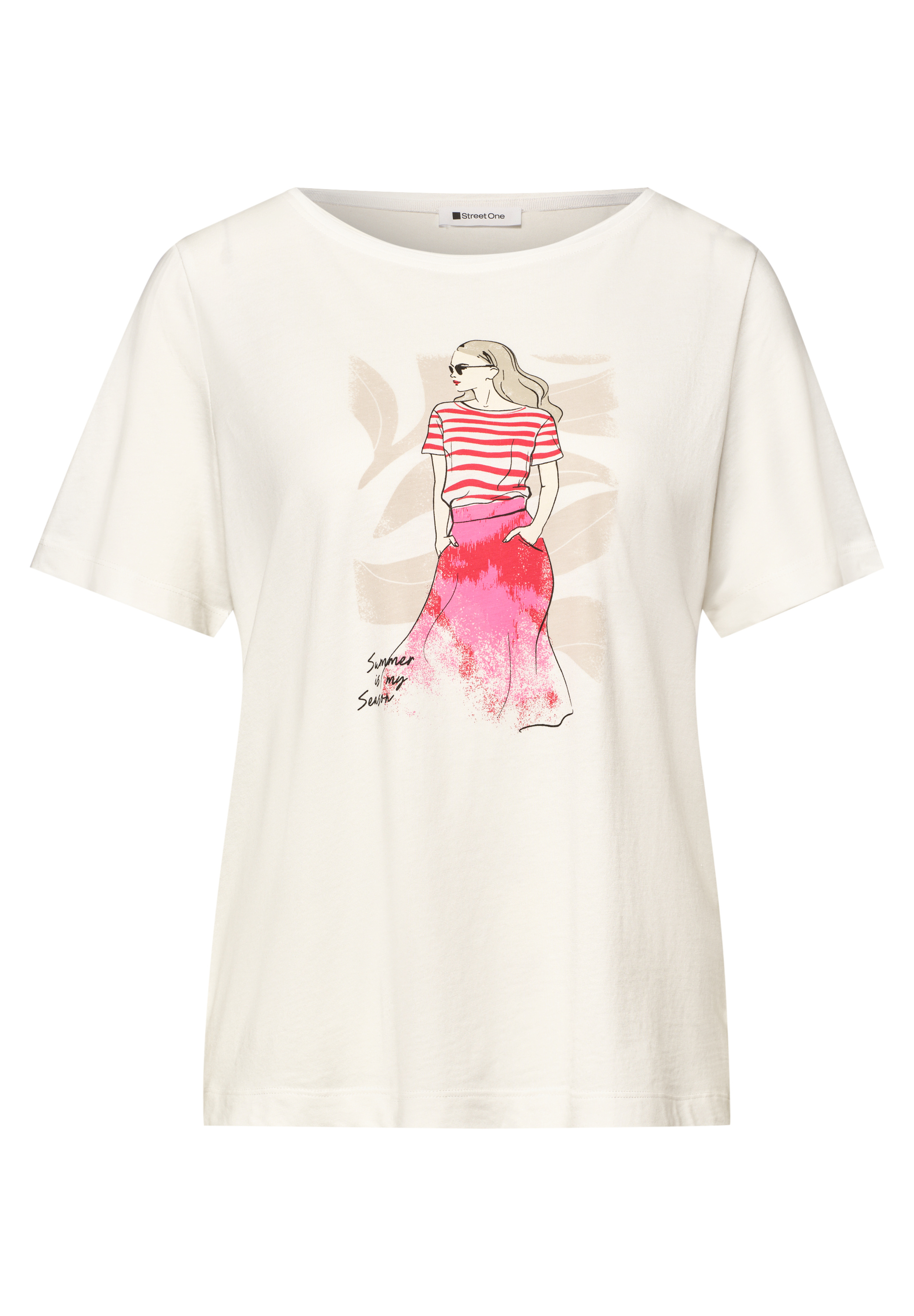 T-Shirt mit Rundhals und Print