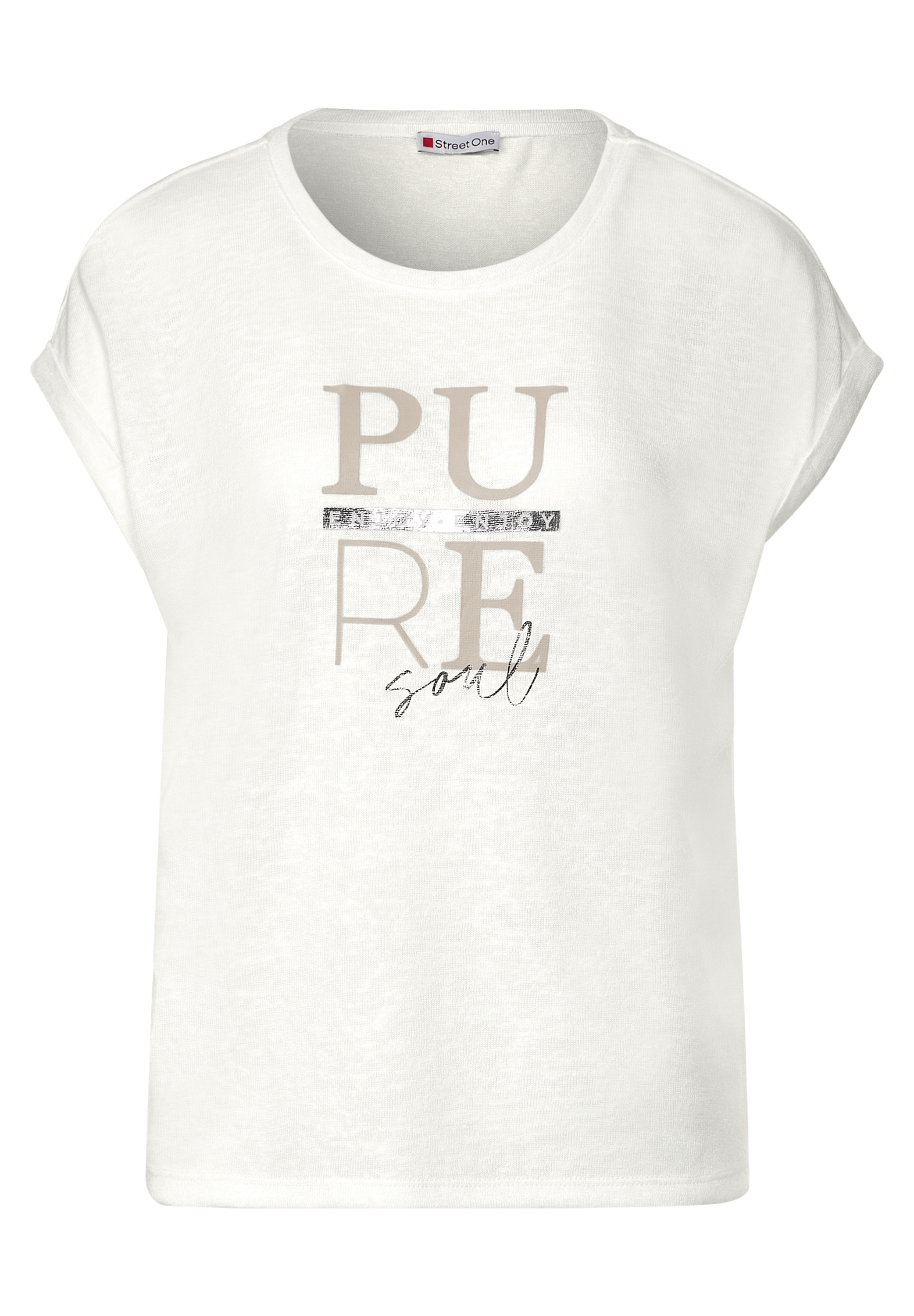 Shirt mit Partprint Shirt mit Partprint