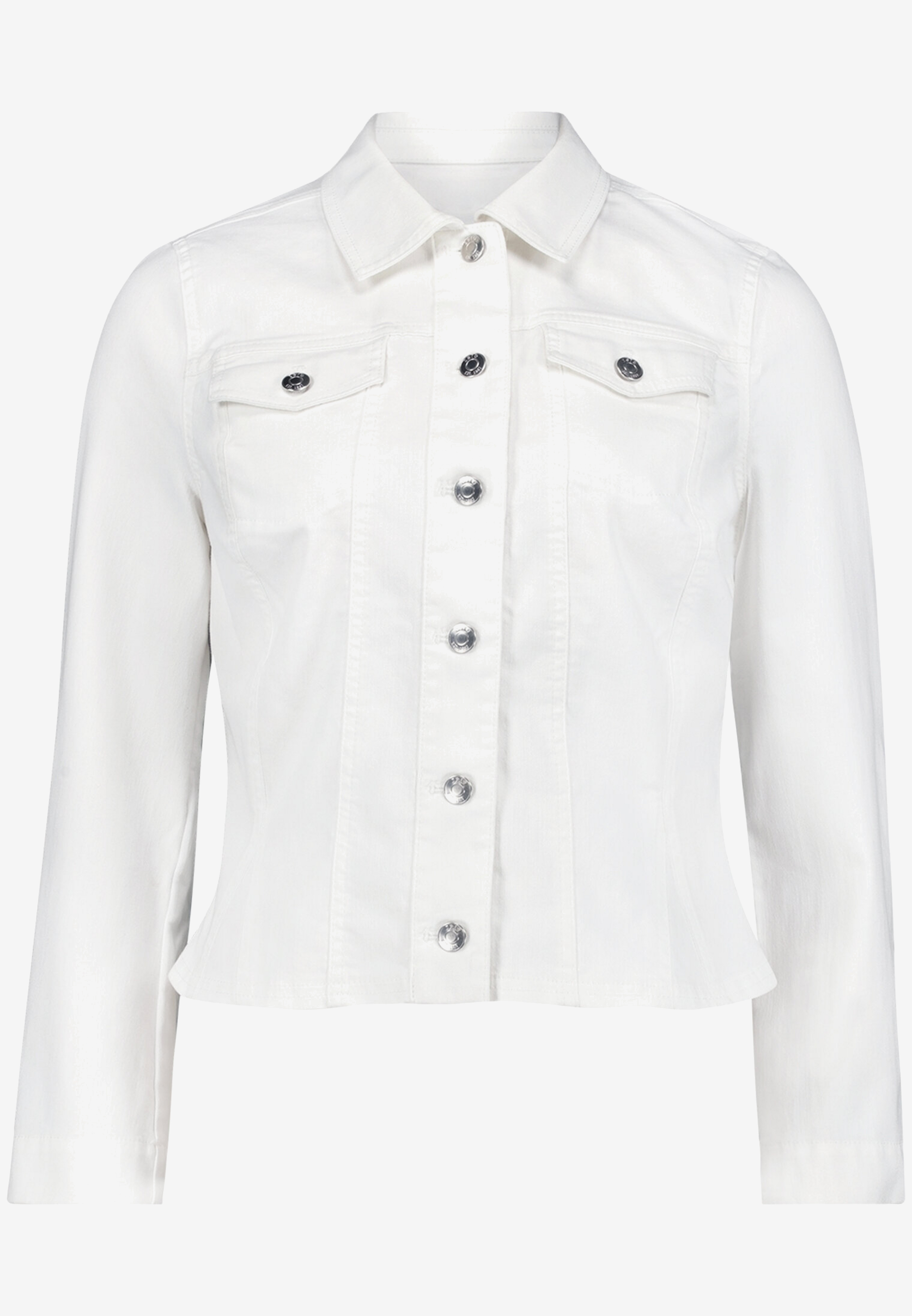 Jeansjacke tailliert mit Knopfleiste