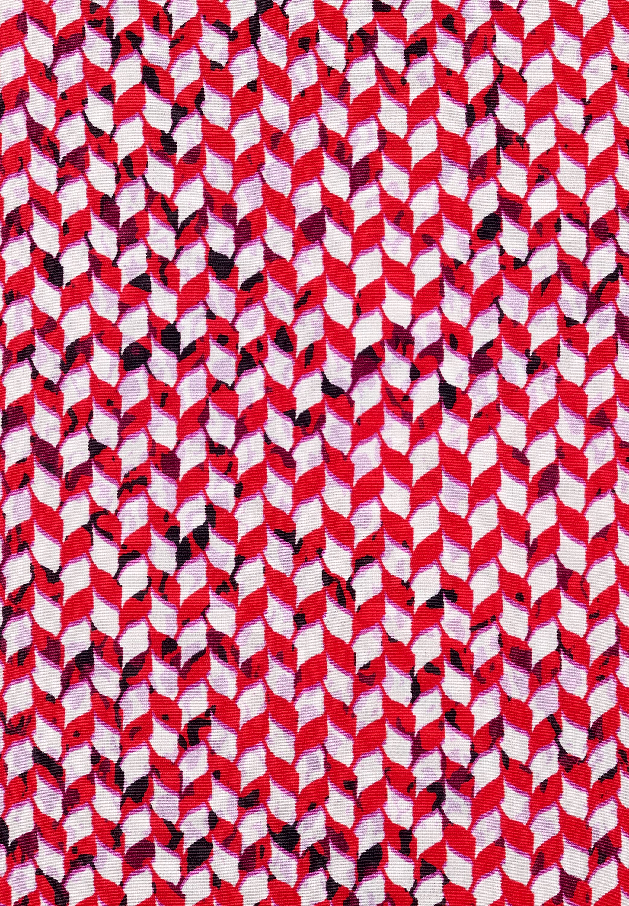 Knielanges Kleid mit Print