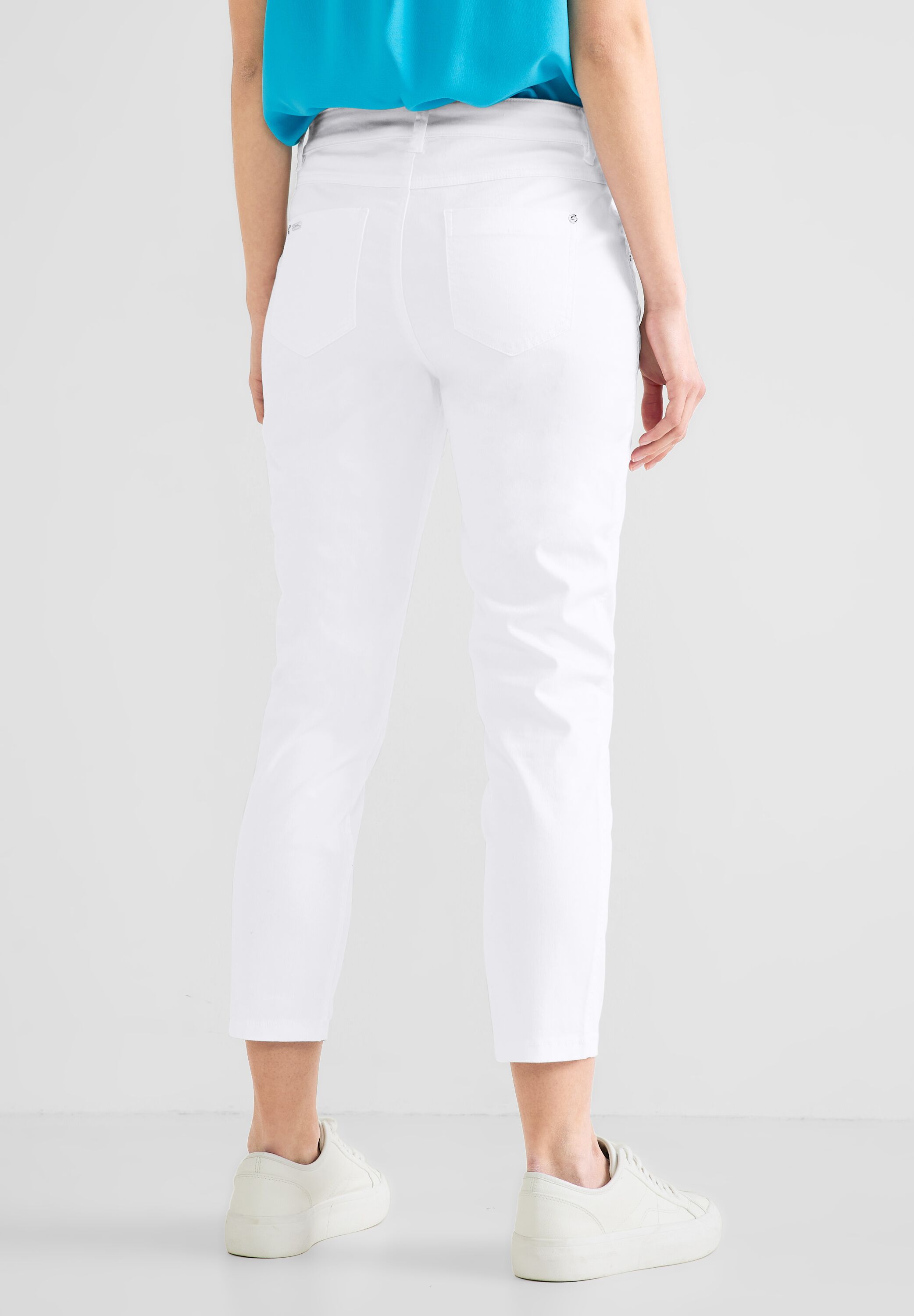 Casual Fit Seidenoptik Hose