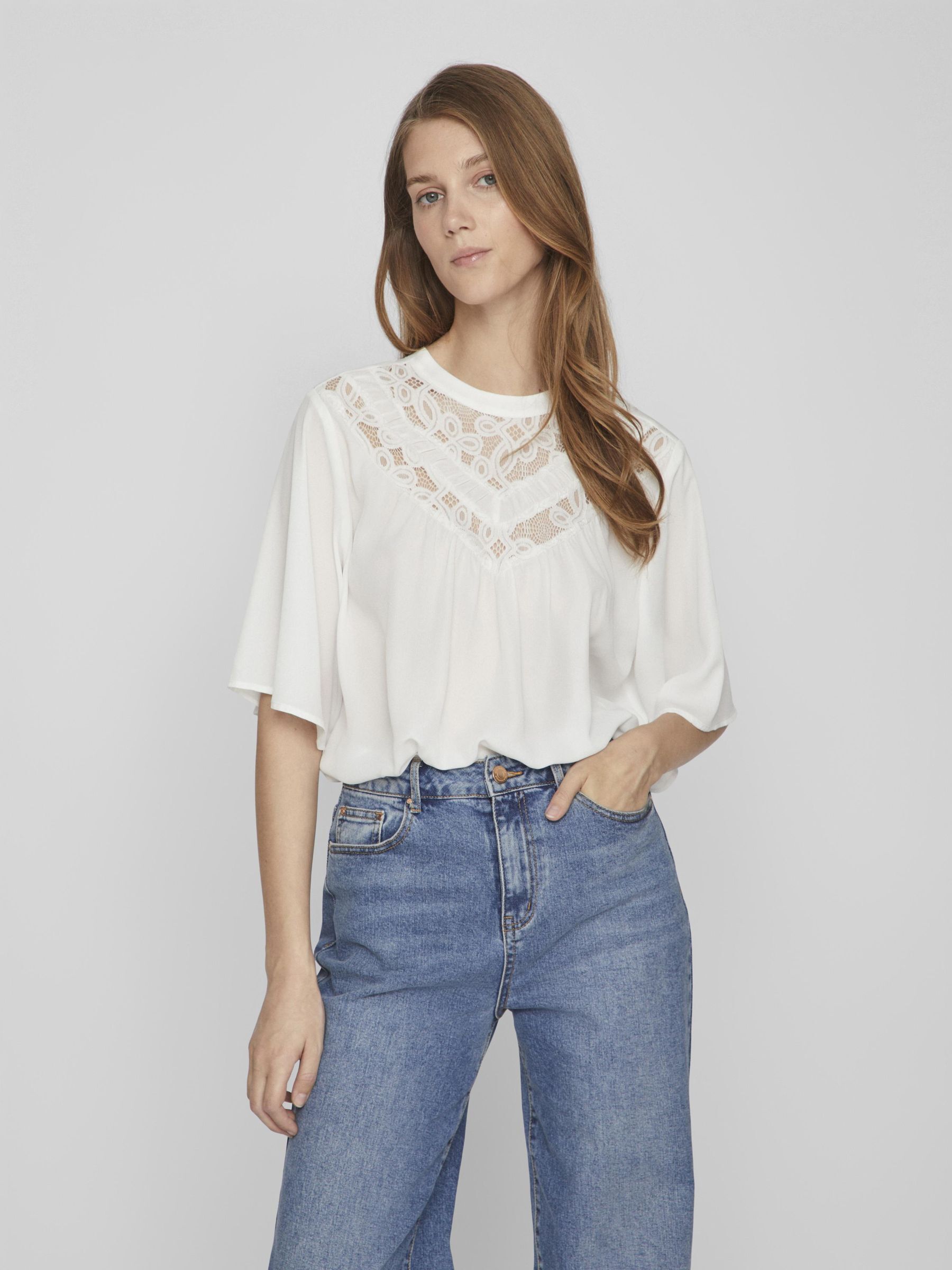 VIZANA CREW NECK 2/4 TOP/SU