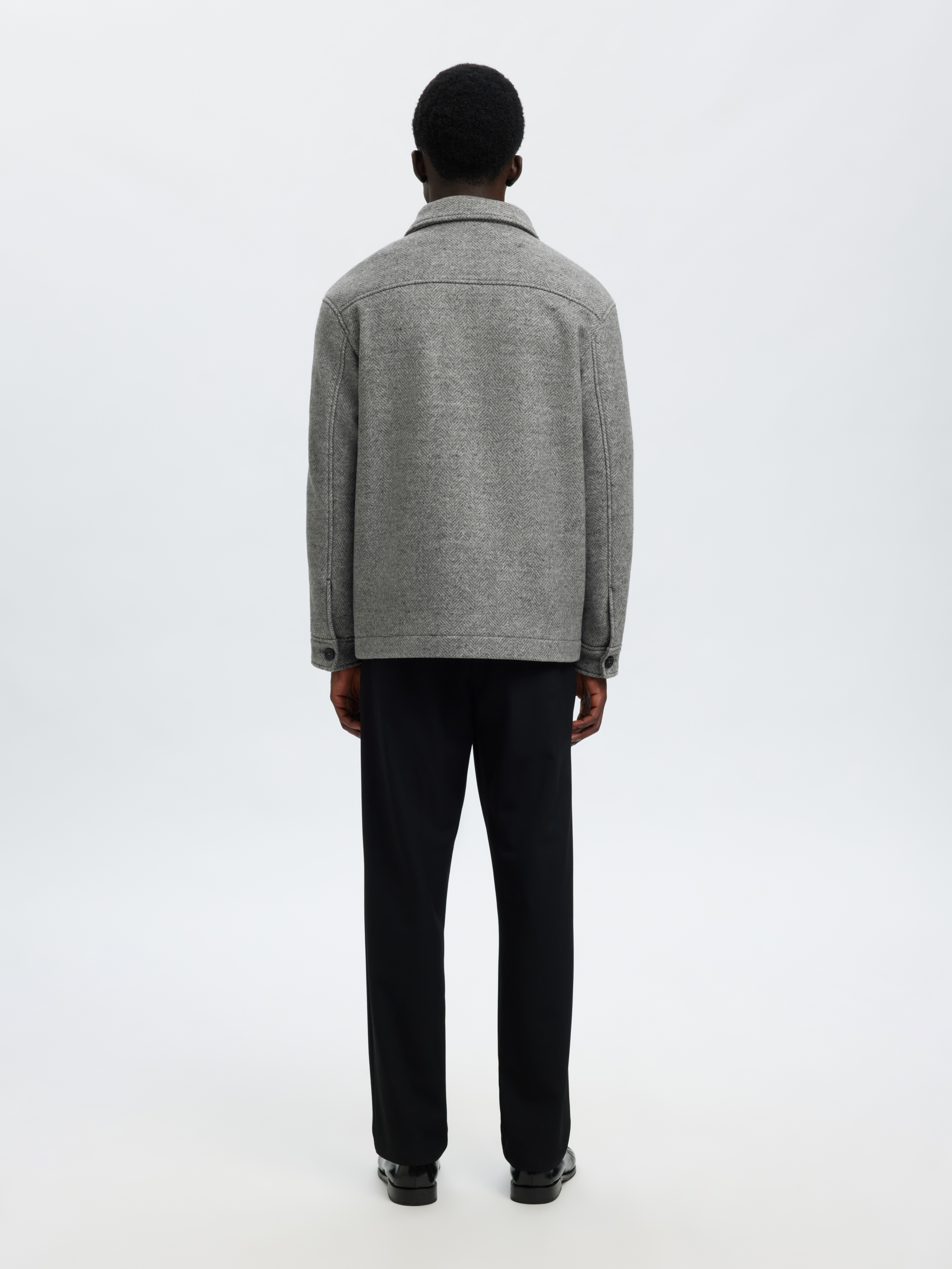 SLHMITCH WOOL BLEND SHACKET NOOS
