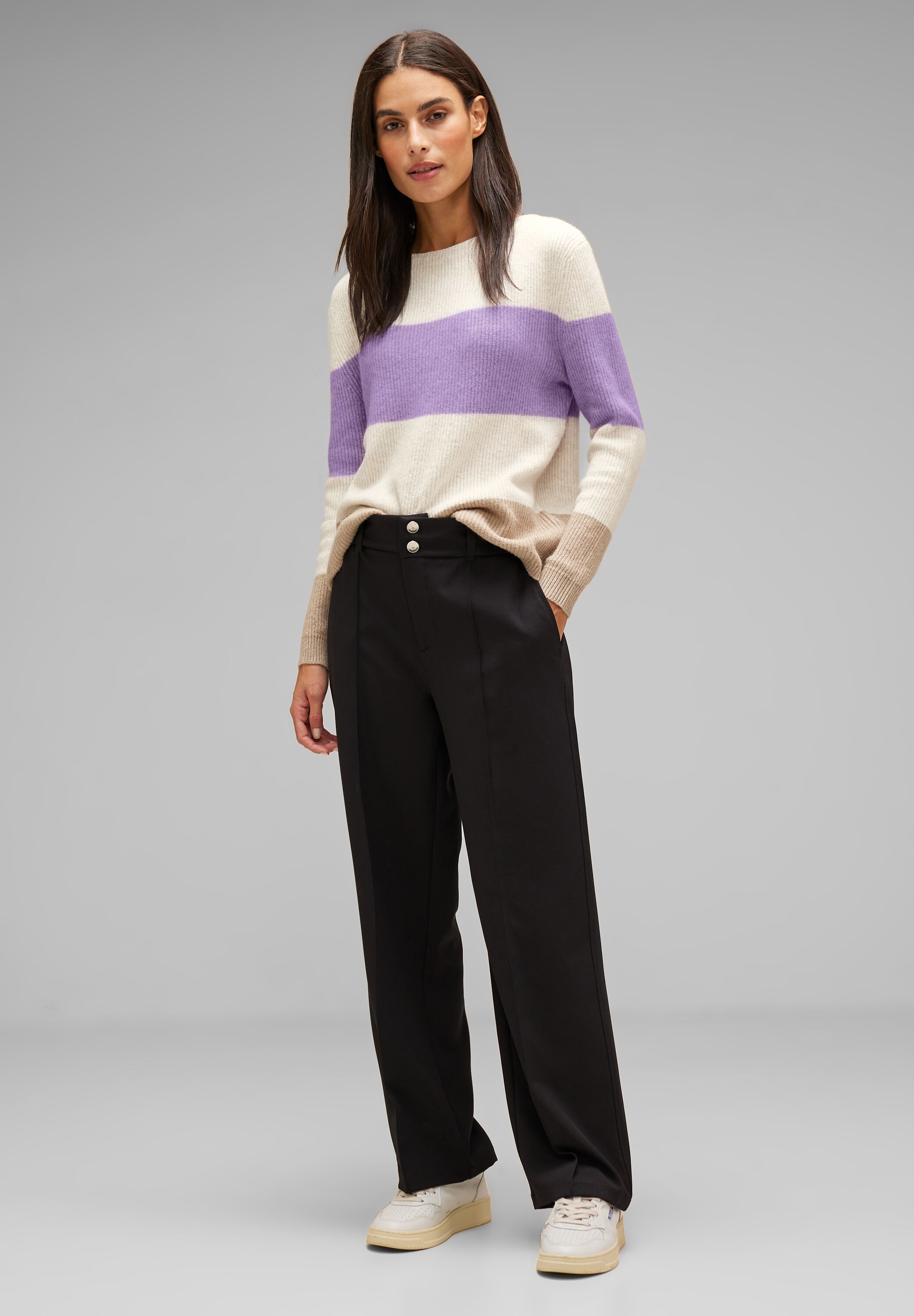 Blockstreifen Pullover