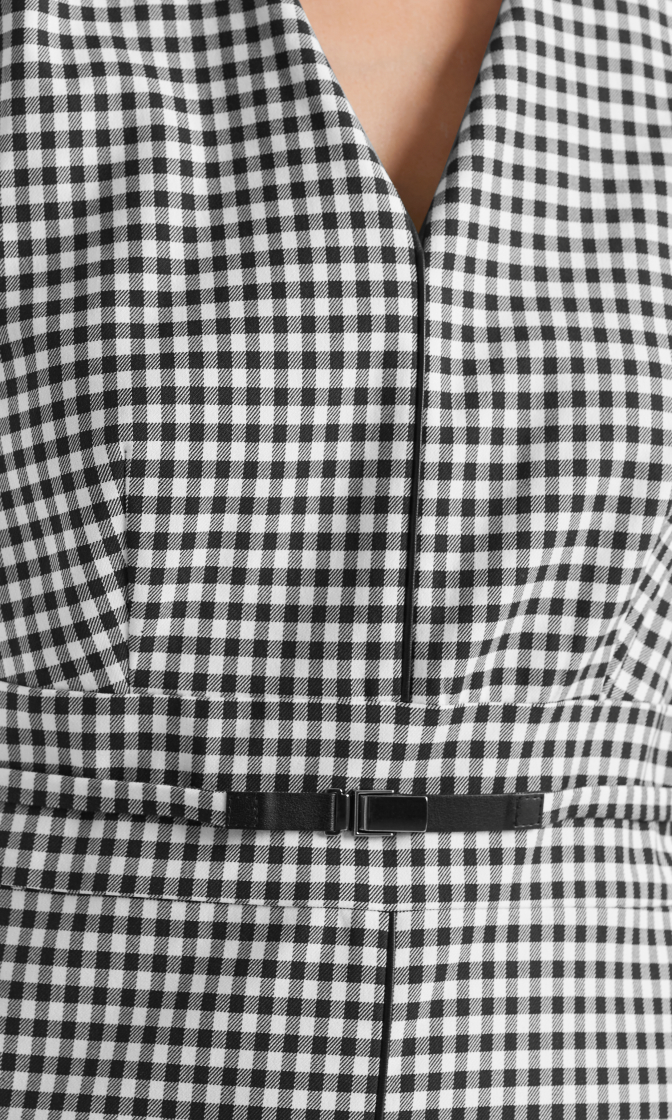 Exquisites Kleid mit Vichy-Karos