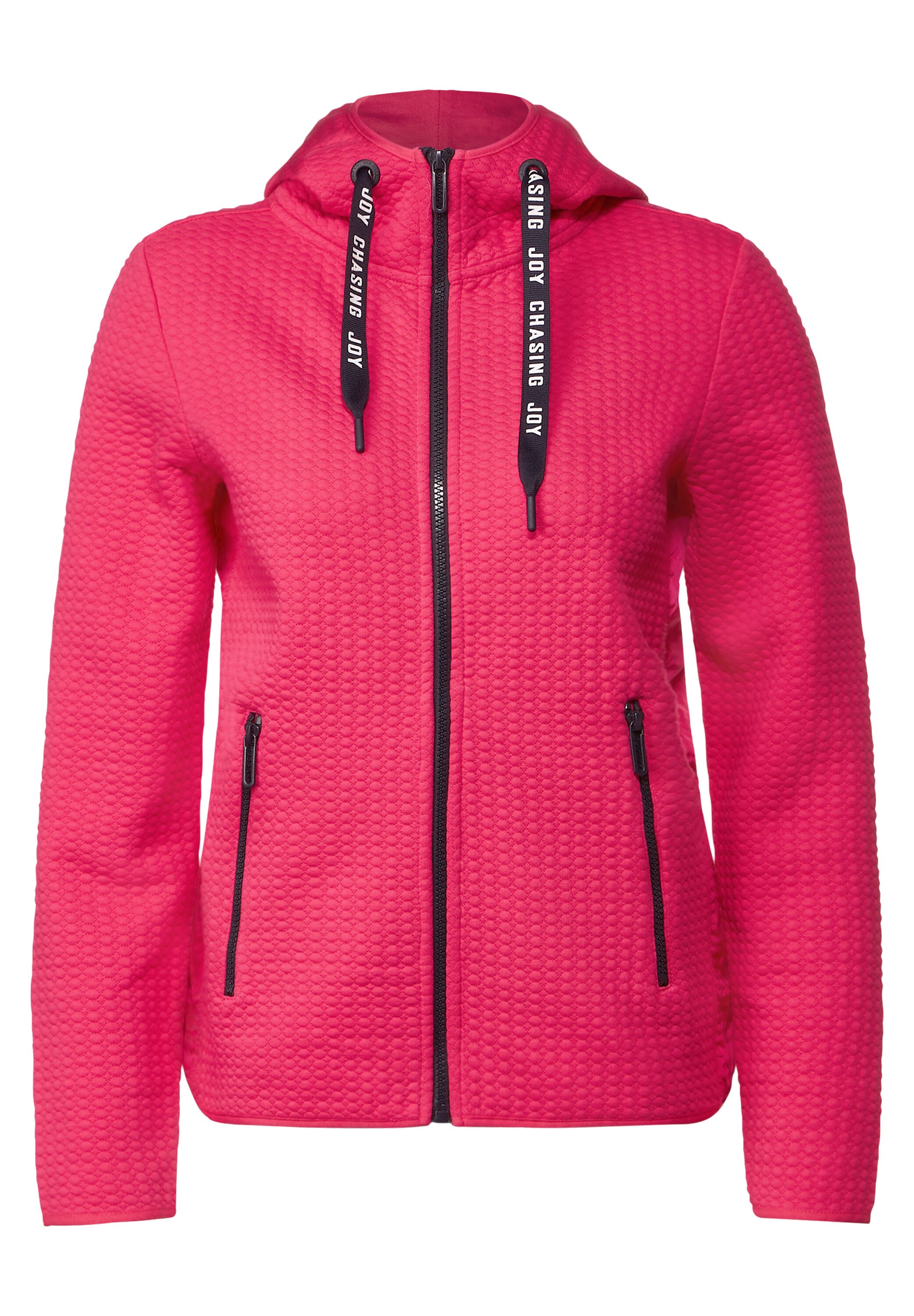 Materialmix Sweatjacke