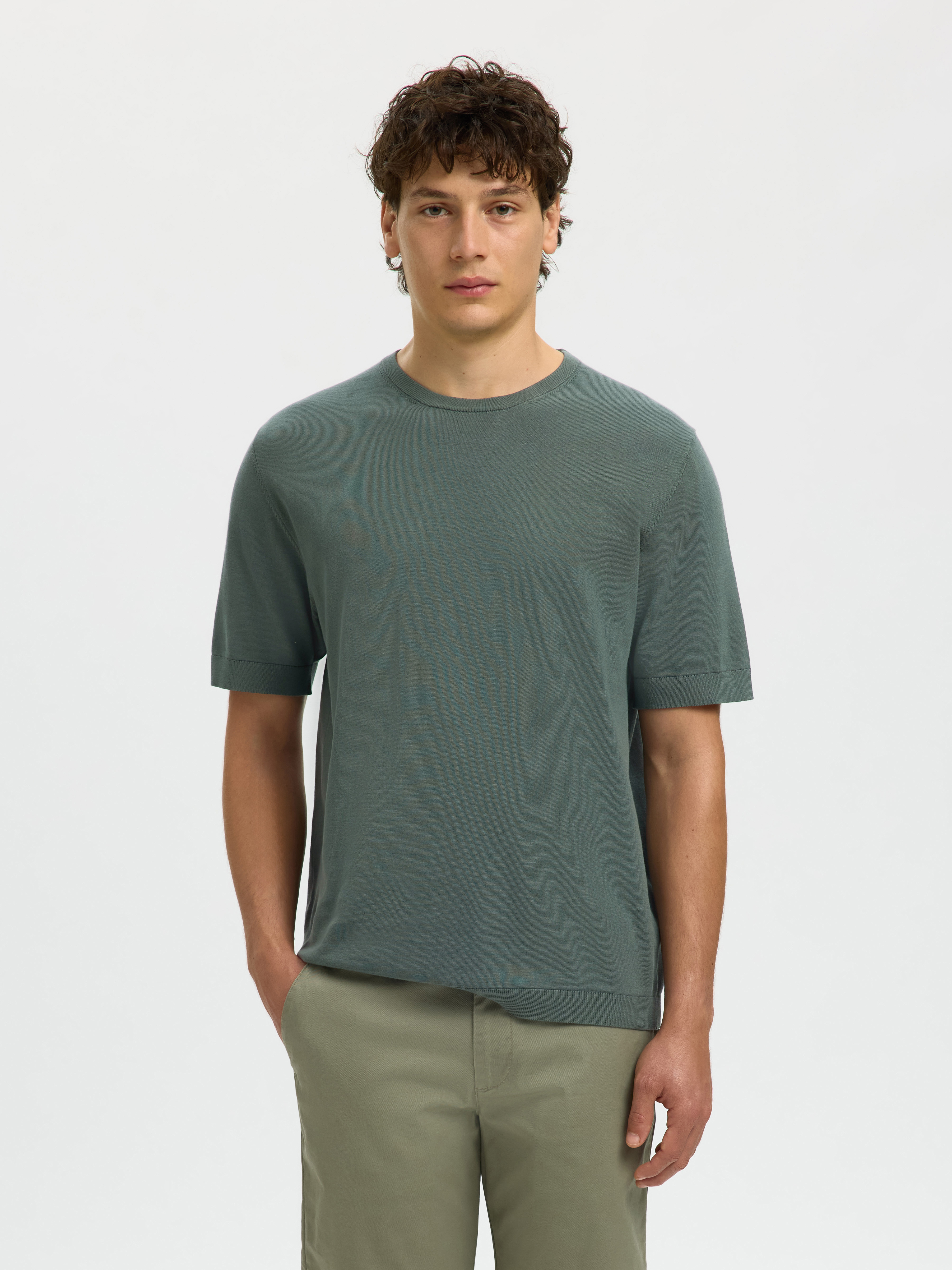 SLMTORINO SS KNIT CREW NECK NOOS