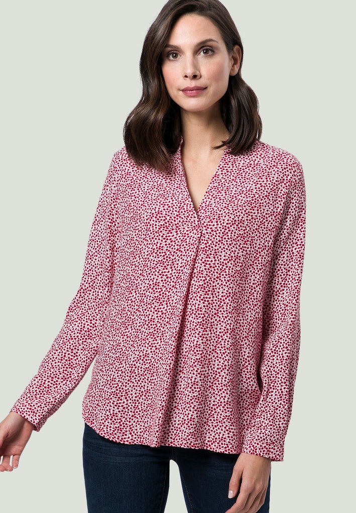 Bluse mit Blumendruck