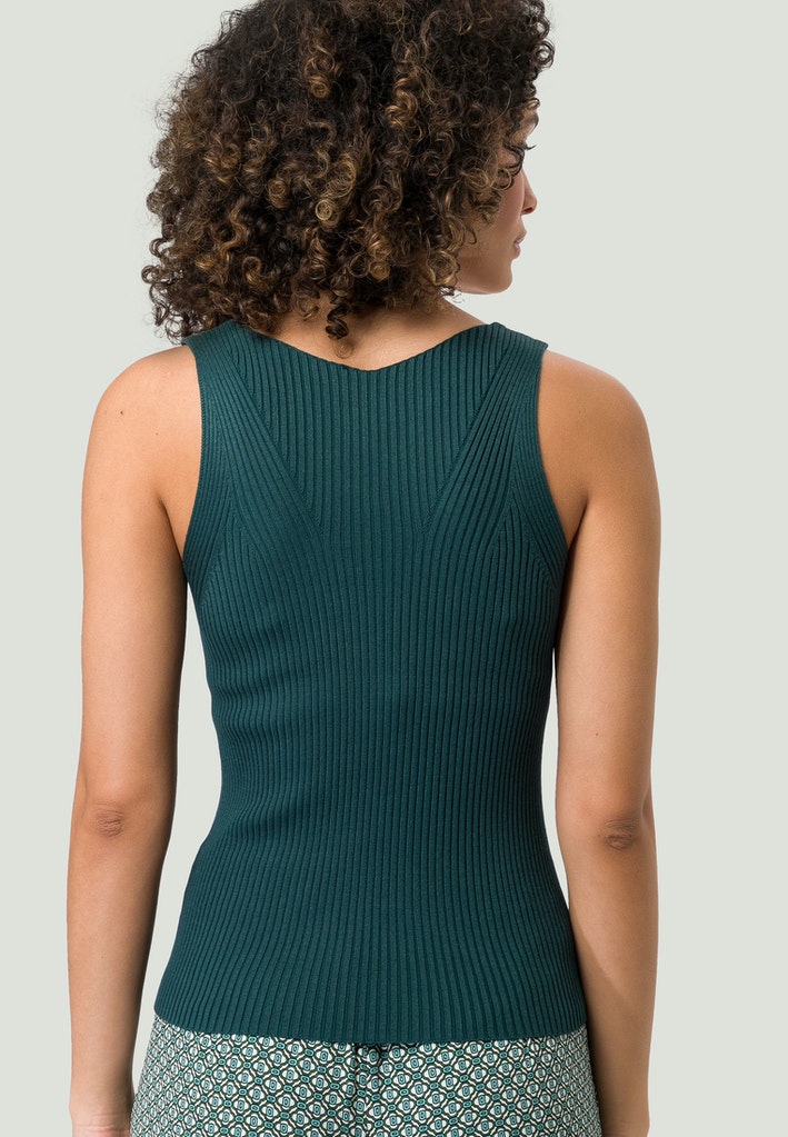 Stricktop mit V-Ausschnitt
