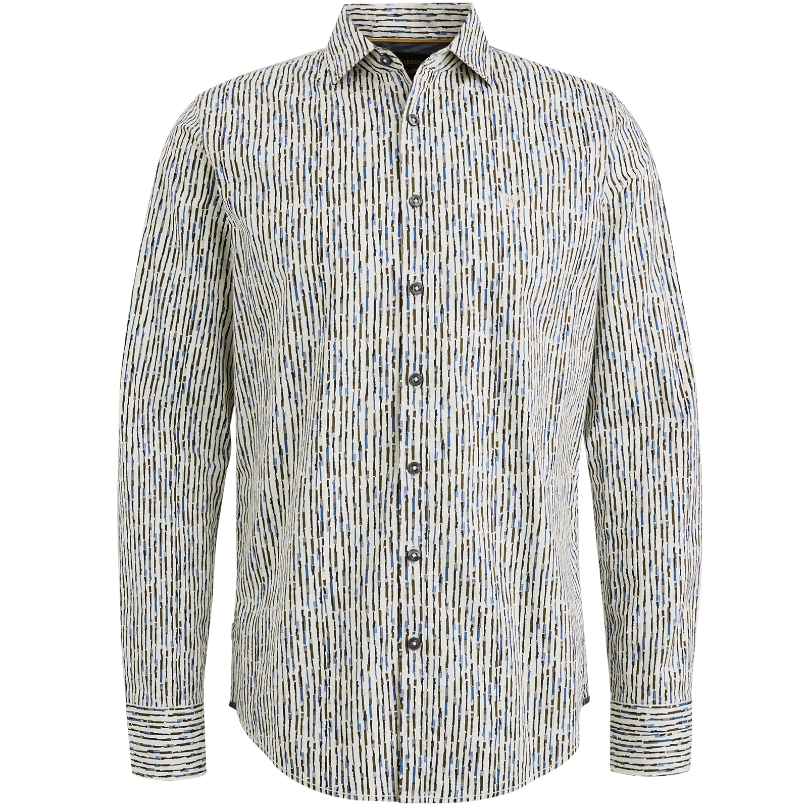 Long Sleeve Shirt Print On Poplin Stretch