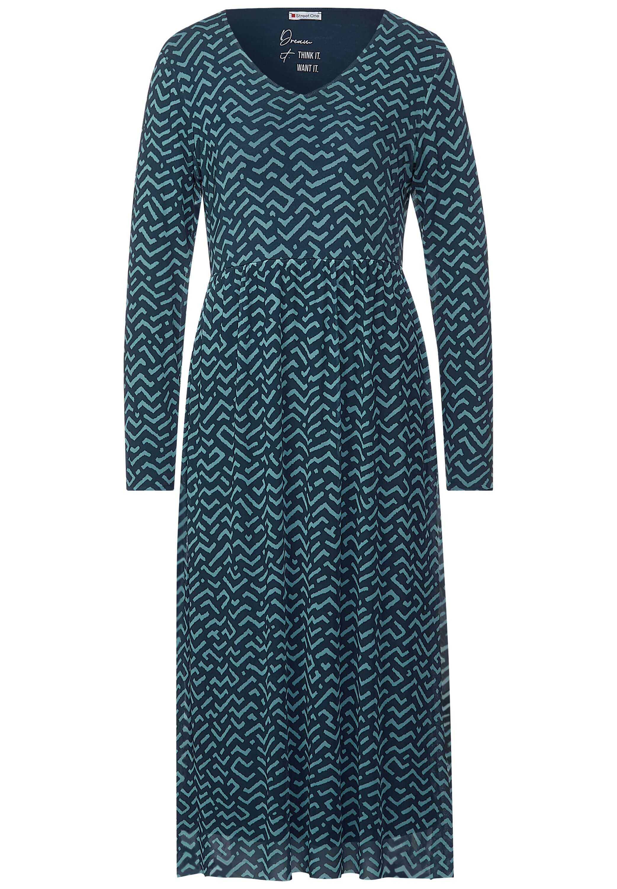 Midikleid mit Print