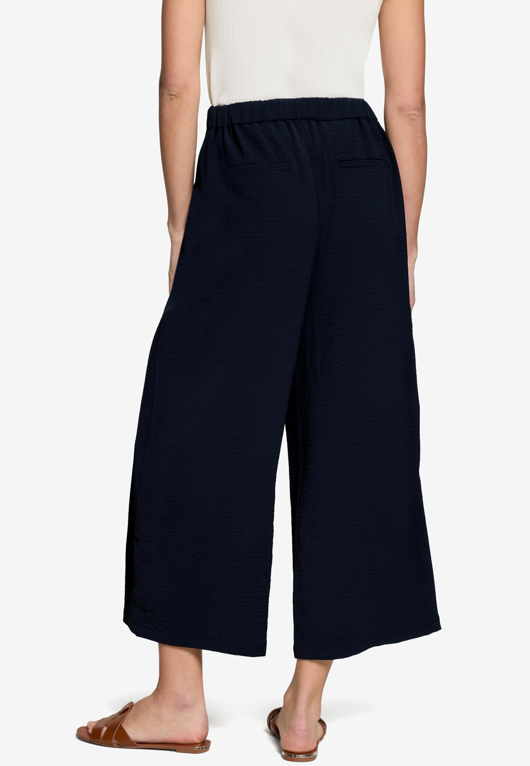 Stoffhose  7/8 Länge mit Schnalle