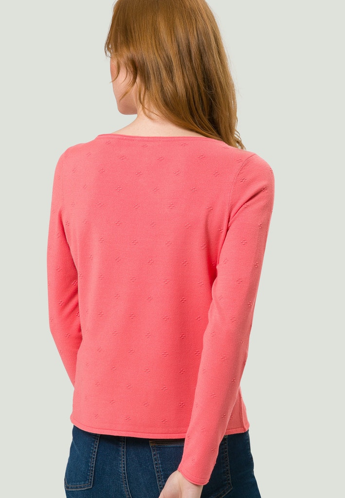 Pullover mit U-Boot Ausschnitt