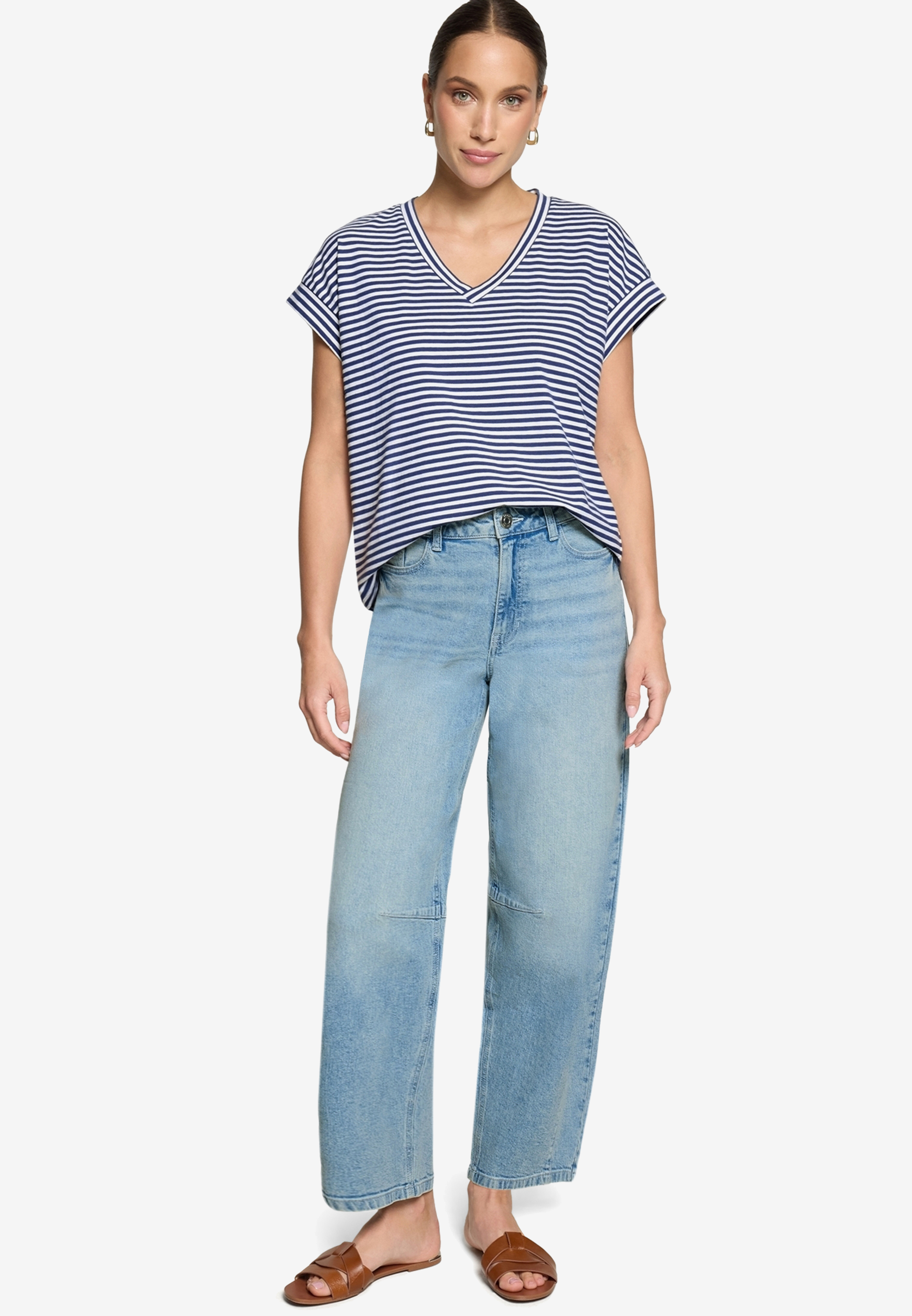 Barrel-Jeans  Mid Waist 29 Inch