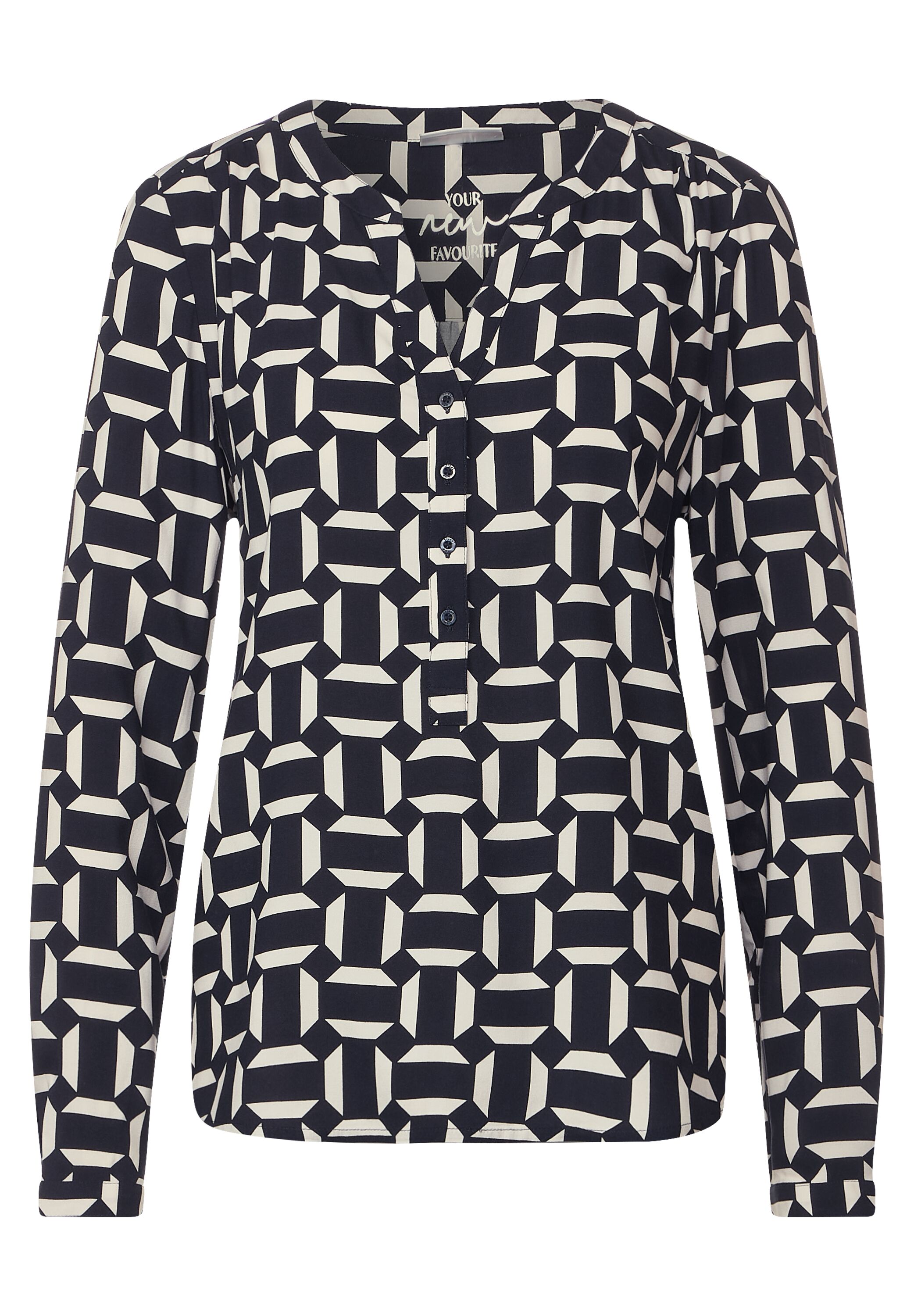 Viskose Bluse mit Print