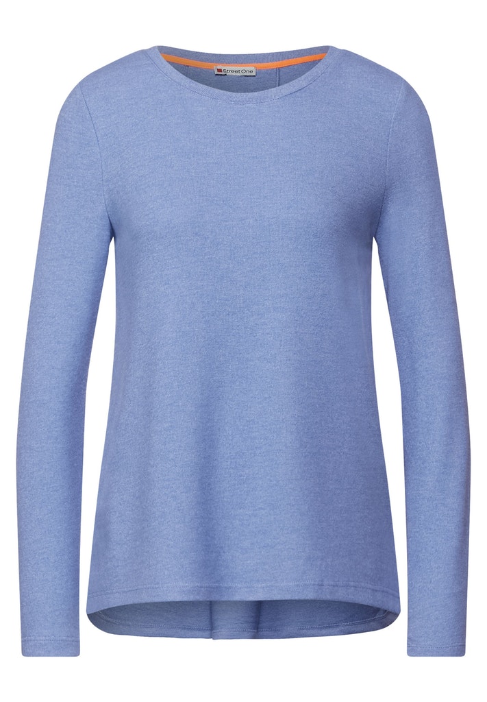 Shirt in Melange Optik