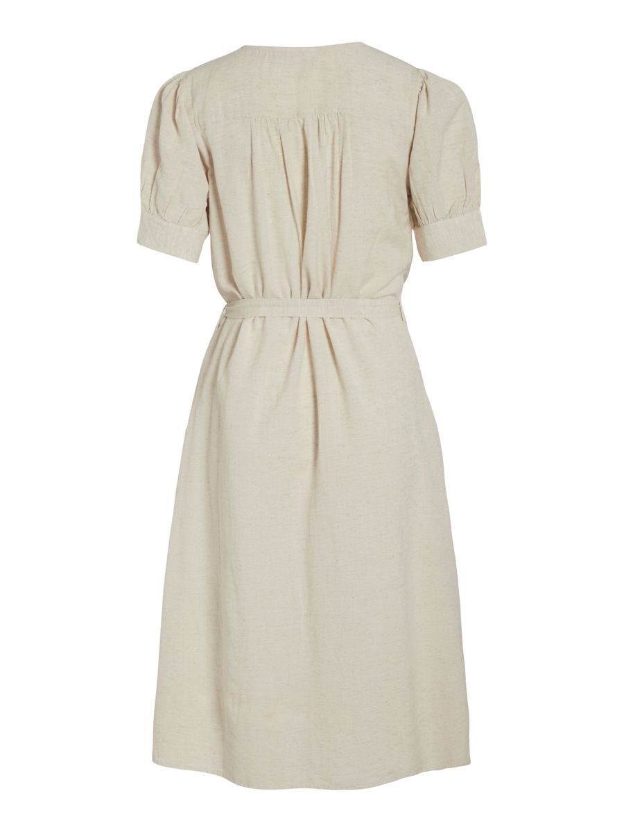 VIPRISILLA V-NECK S/S MIDI DRESS - NOOS
