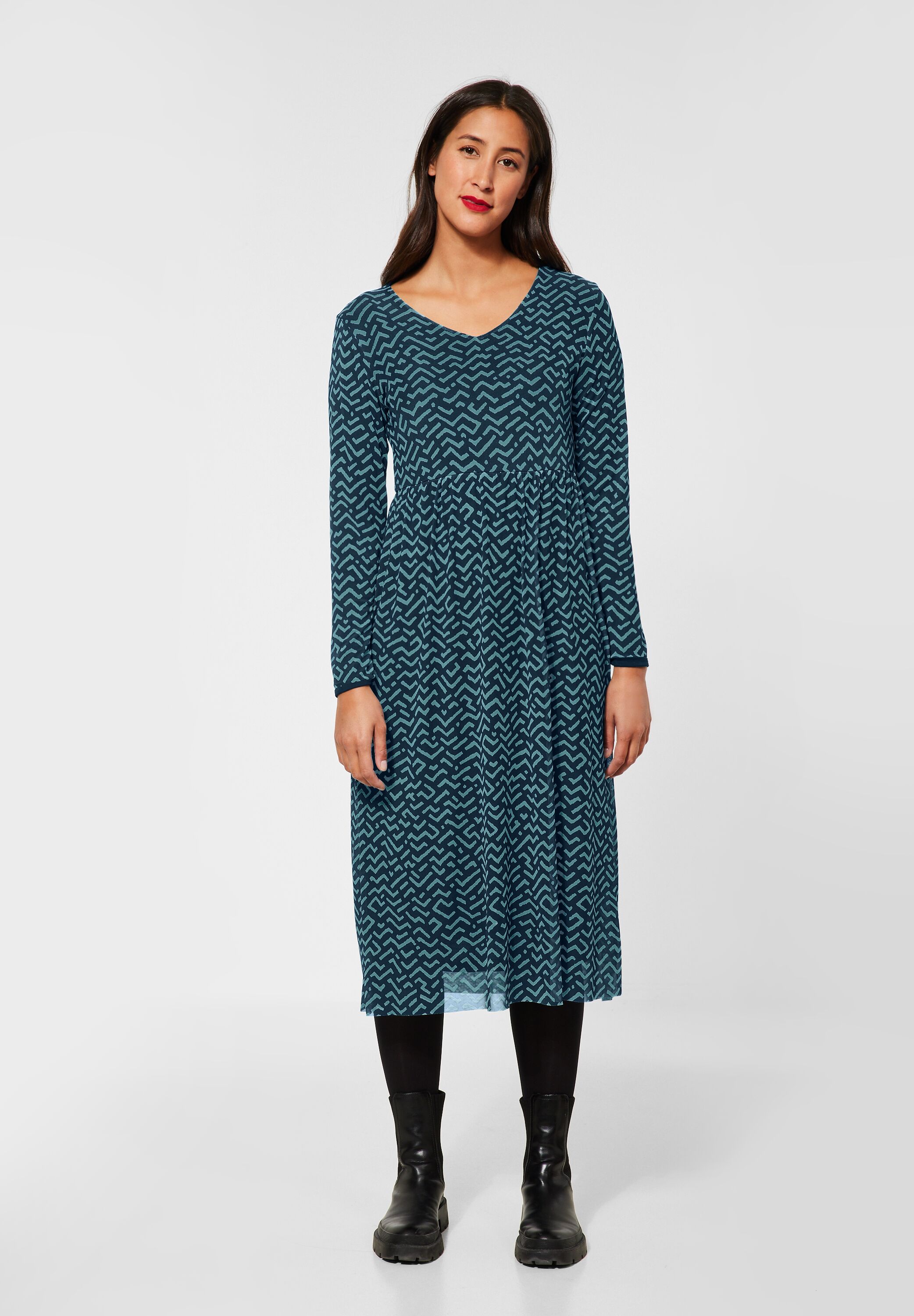 Midikleid mit Print