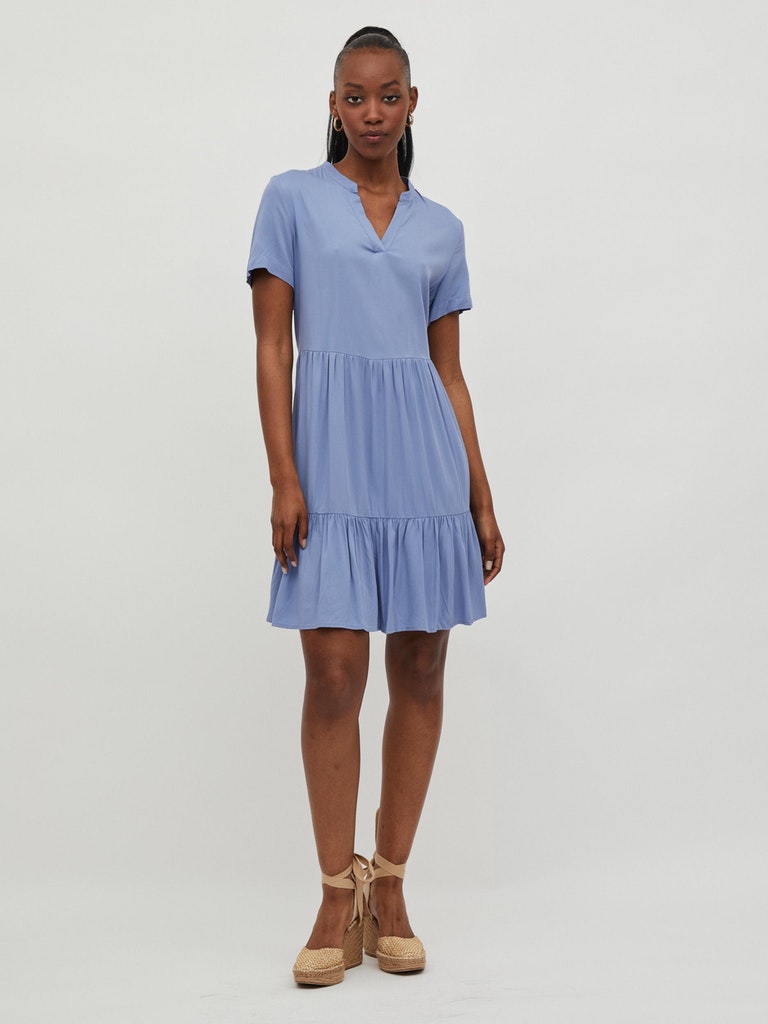 VIMOROSE V-NECK S/S DRESS/SU - NOOS