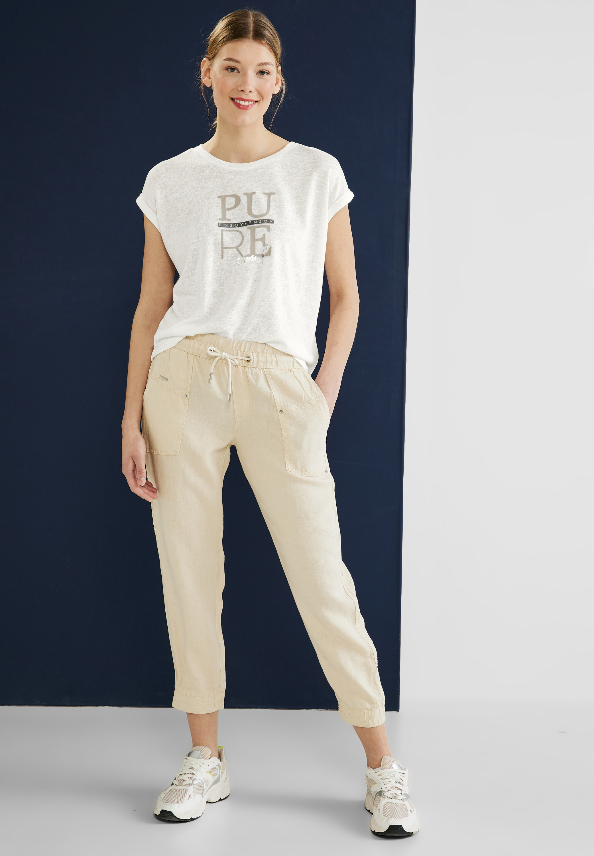 Shirt mit Partprint Shirt mit Partprint