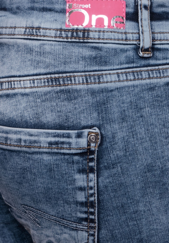 Blaue Casual Fit Jeans