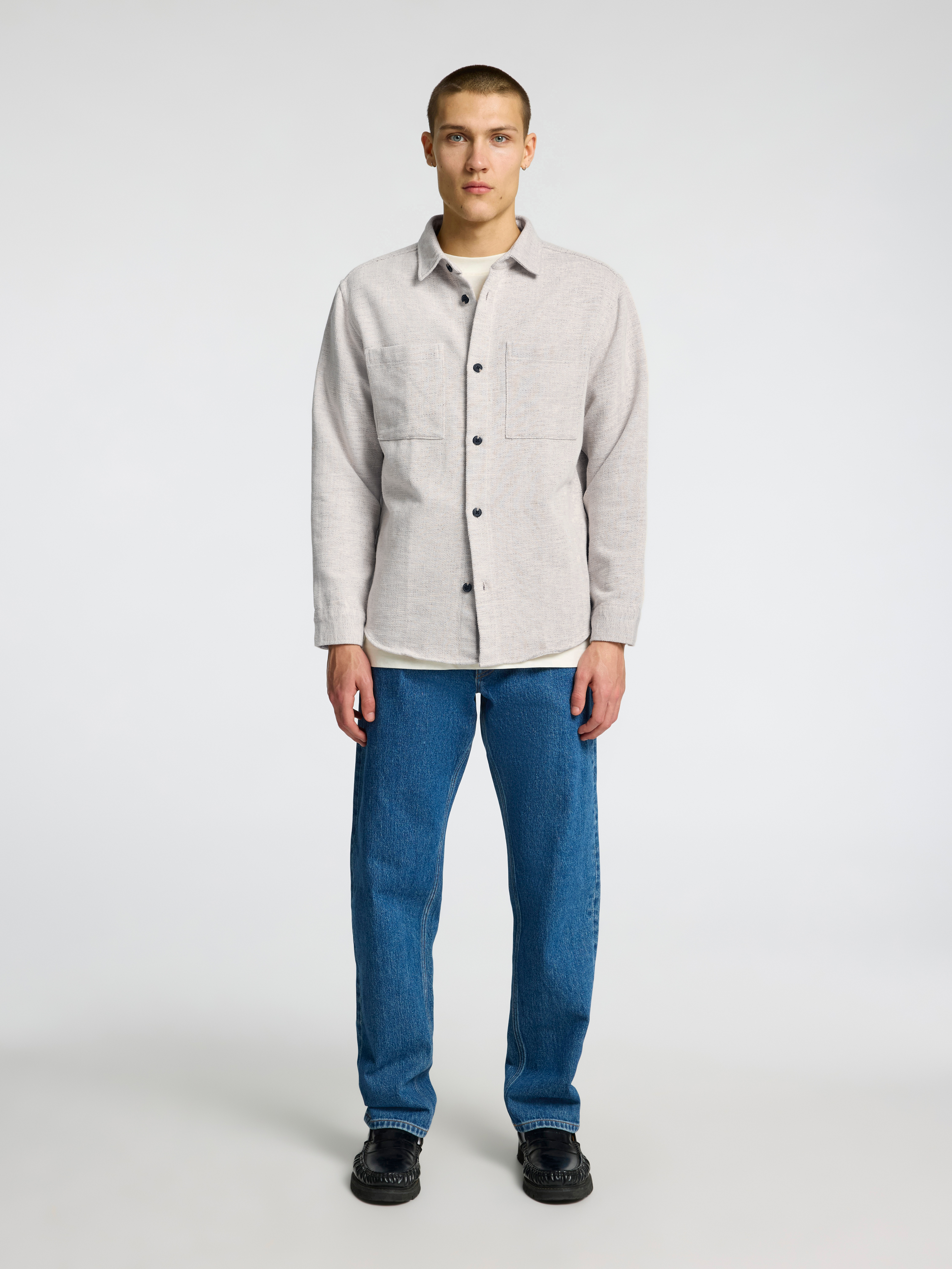SLHREGHANK HERRINGBONE OVERSHIRT