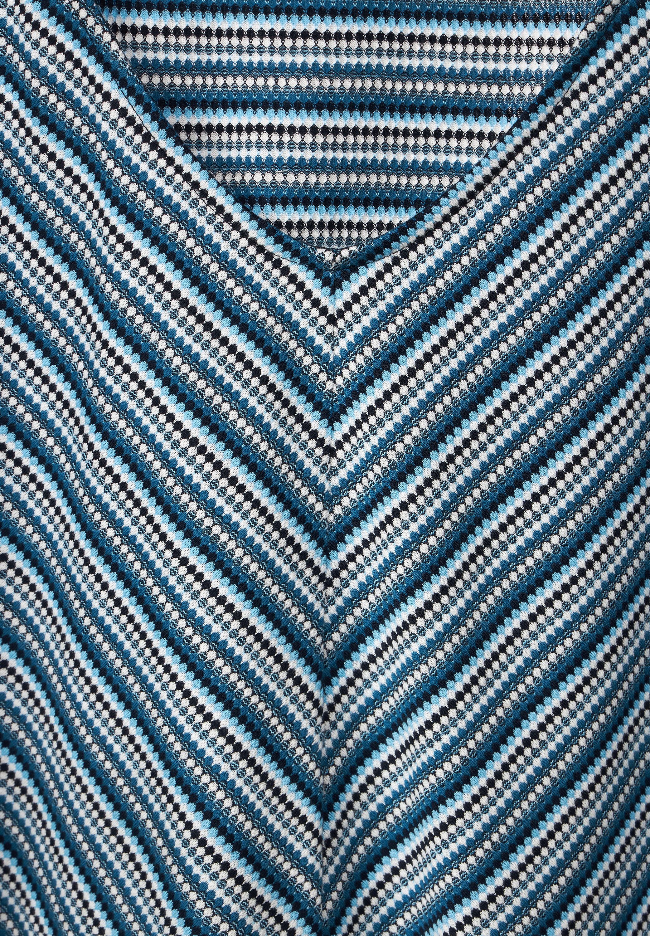 Shirt mit Struktur Streifen