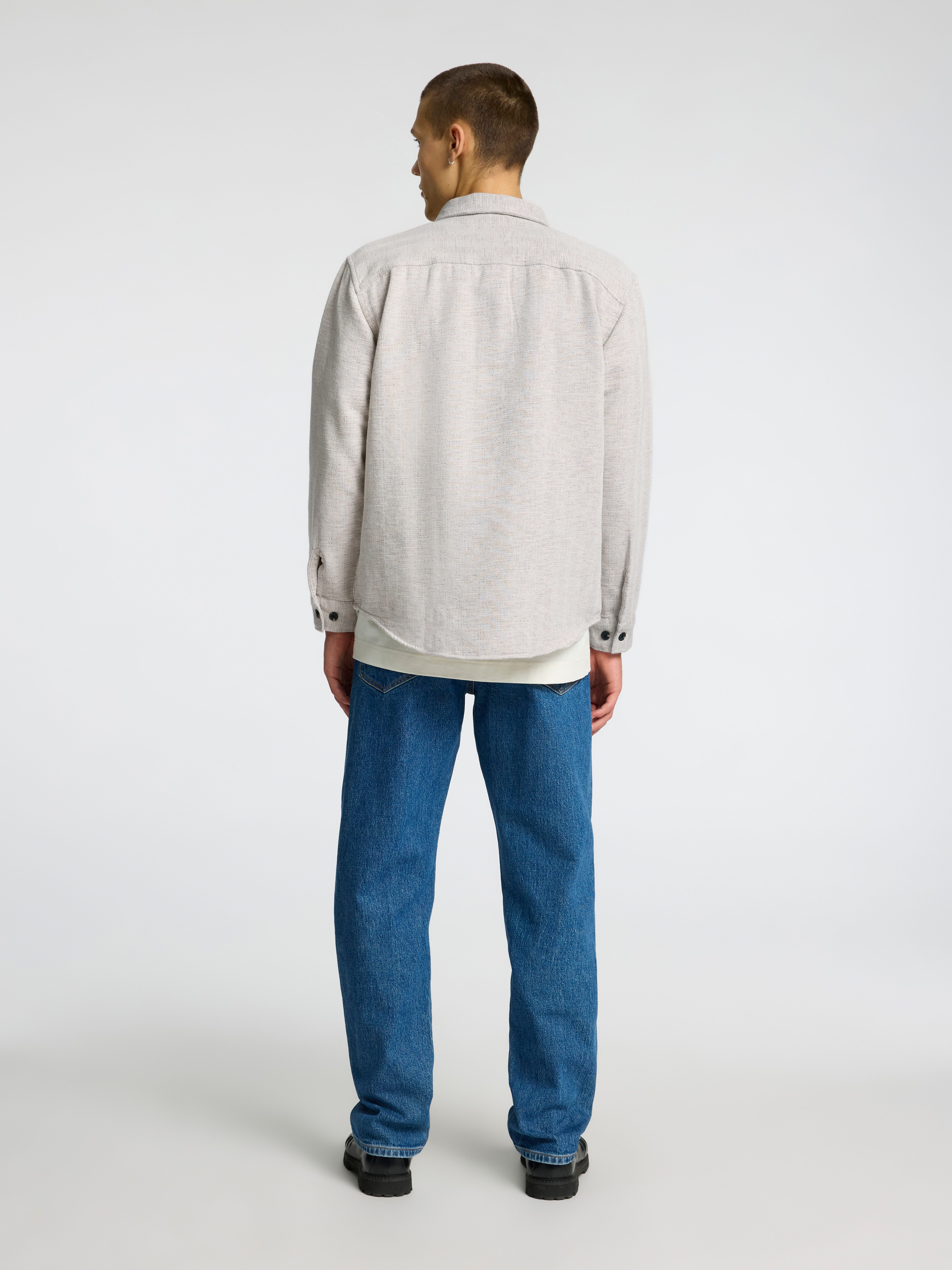 SLHREGHANK HERRINGBONE OVERSHIRT