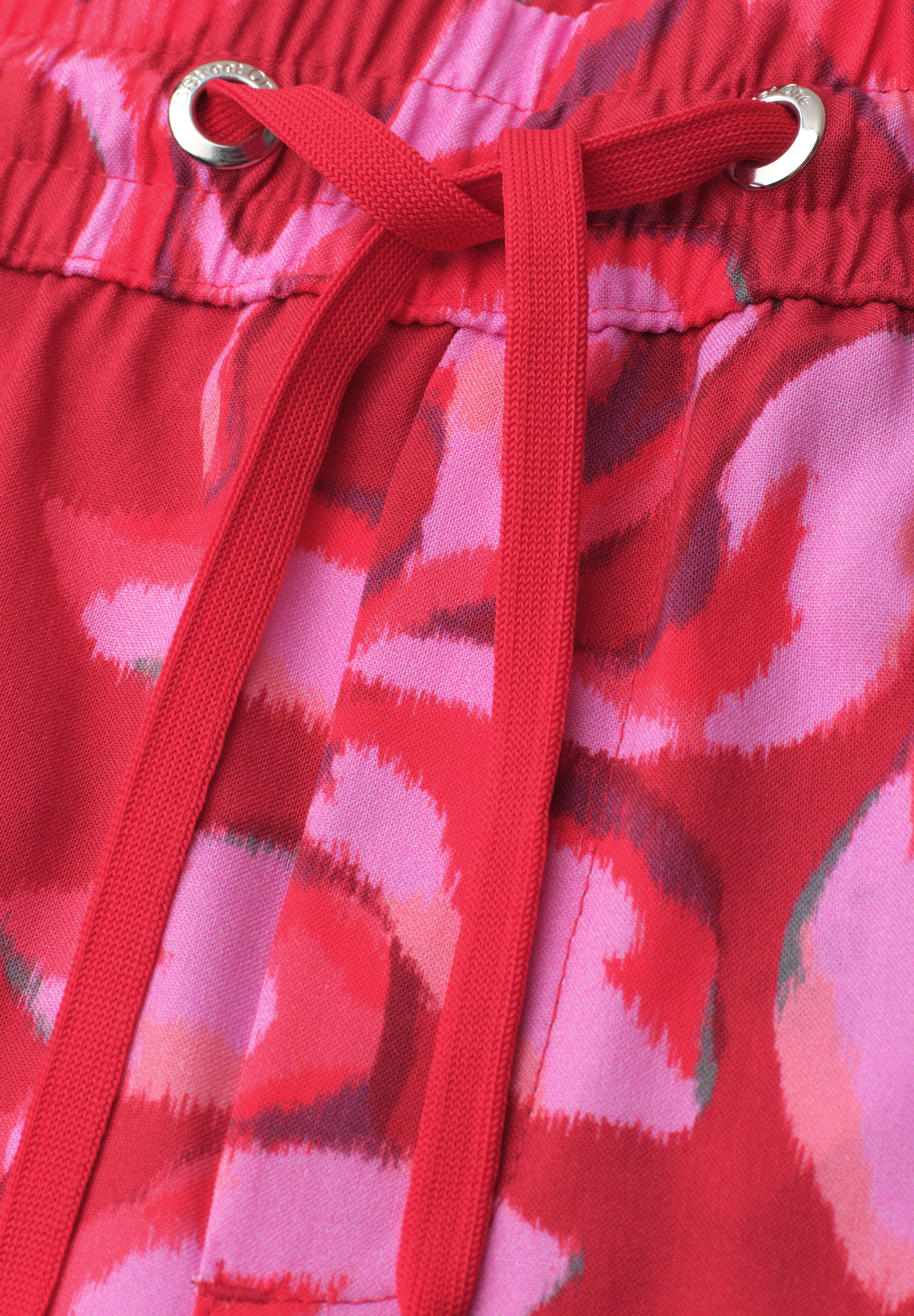 Wide Leg Hose im Loose Fit mit Print