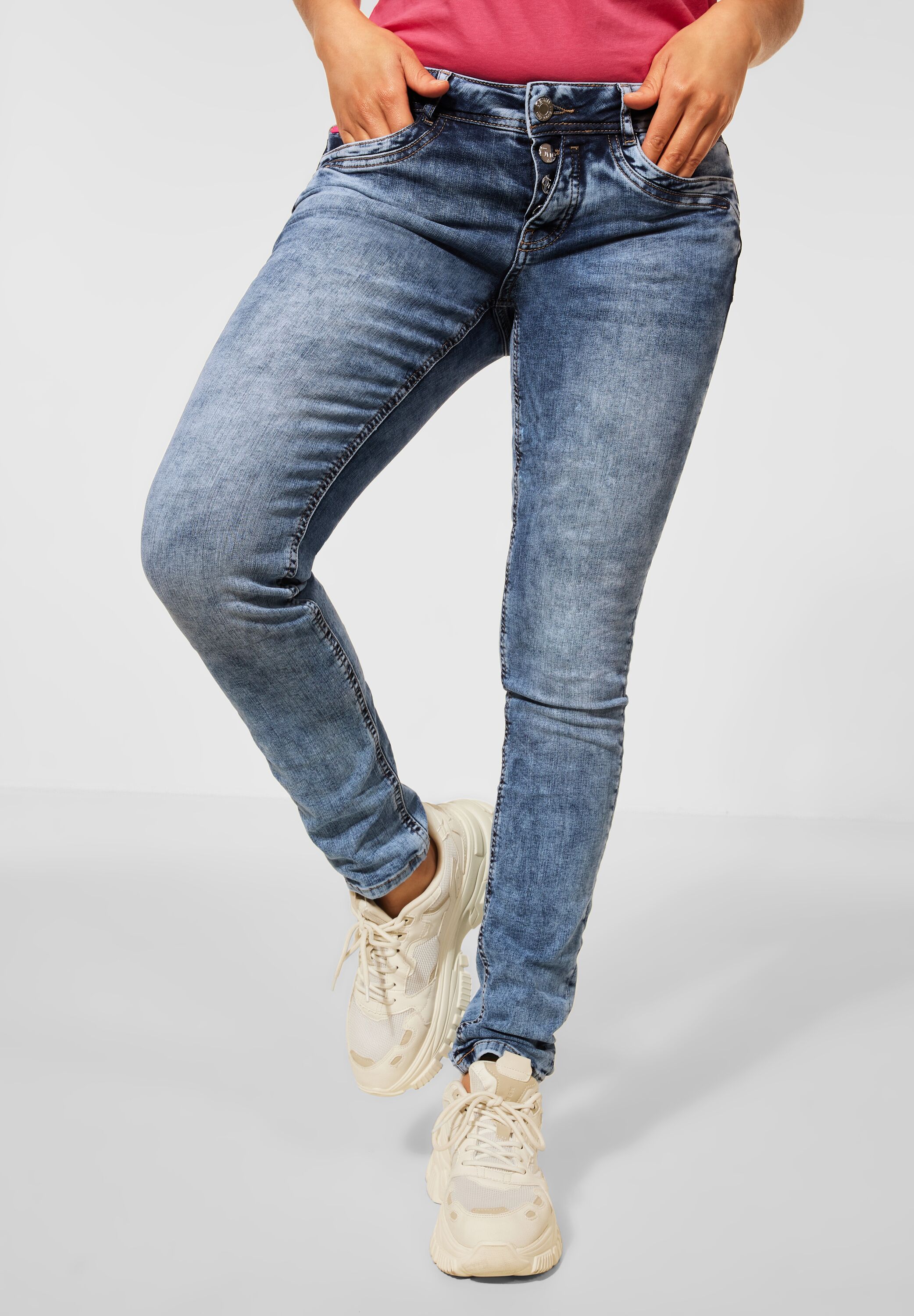 Blaue Casual Fit Jeans