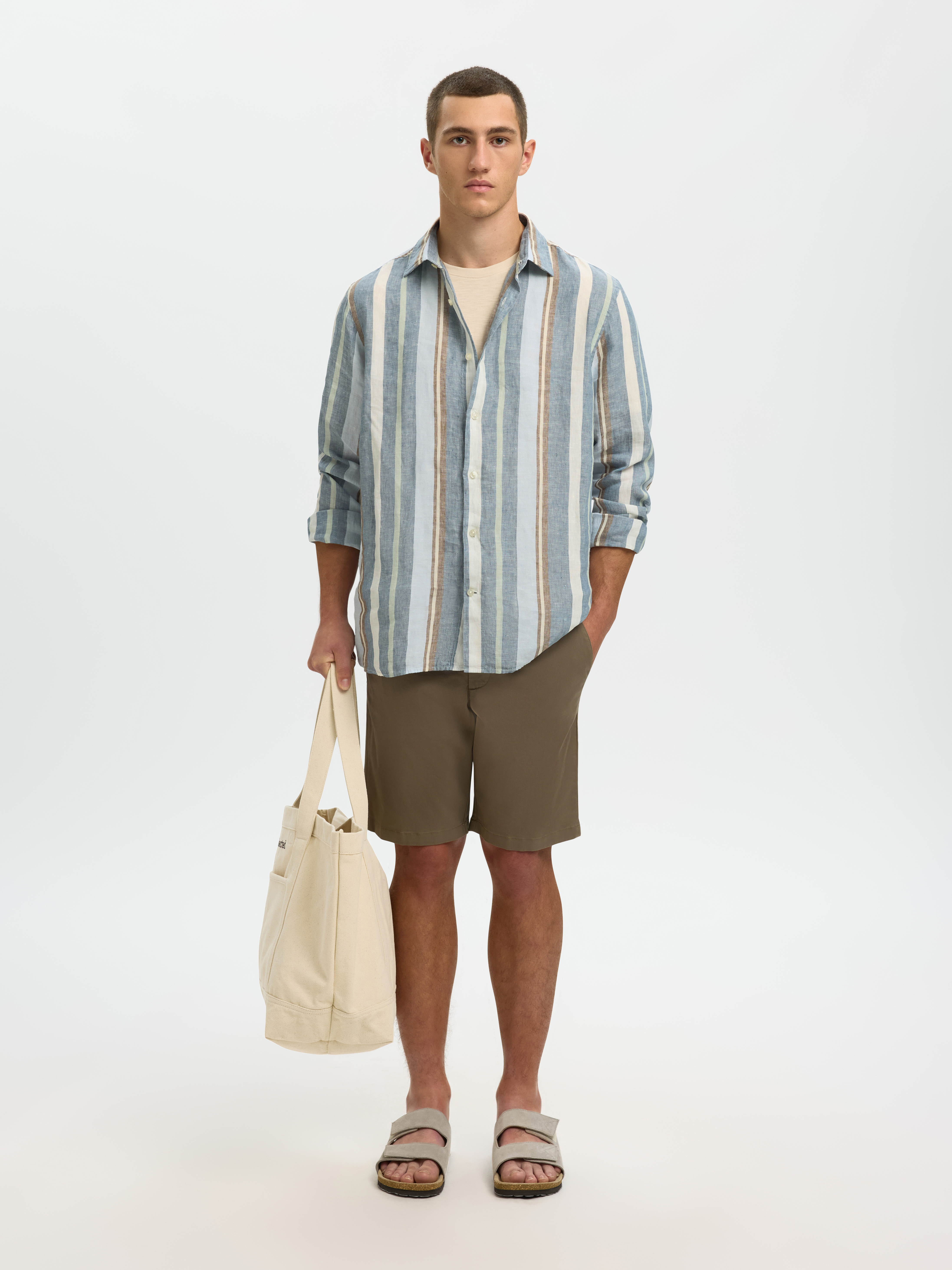 SLHREGKYLIAN LINEN LS SHIRT